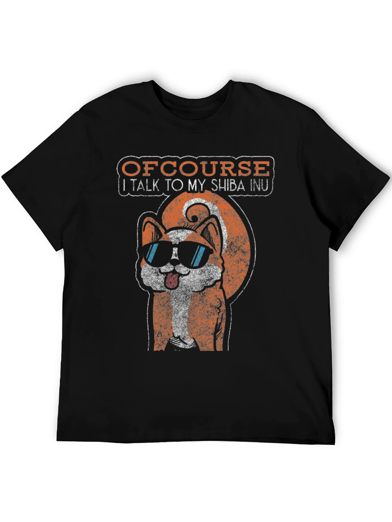 Funny Shiba Inu T-Shirt - Of Course I Talk to My Shiba Inu