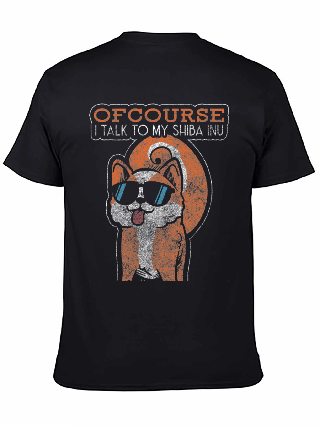 Funny Shiba Inu T-Shirt - Of Course I Talk to My Shiba Inu