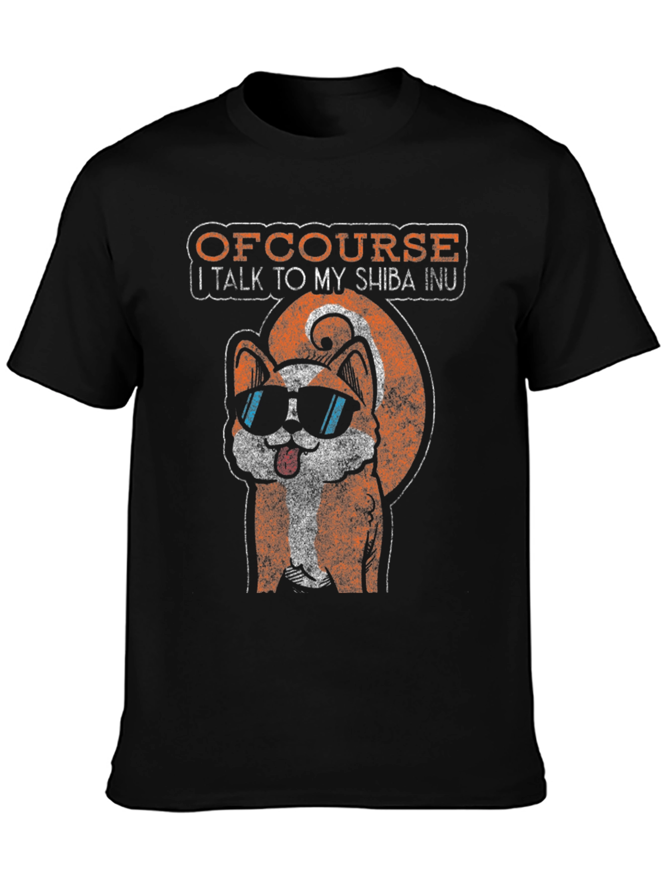 Funny Shiba Inu T-Shirt - Of Course I Talk to My Shiba Inu