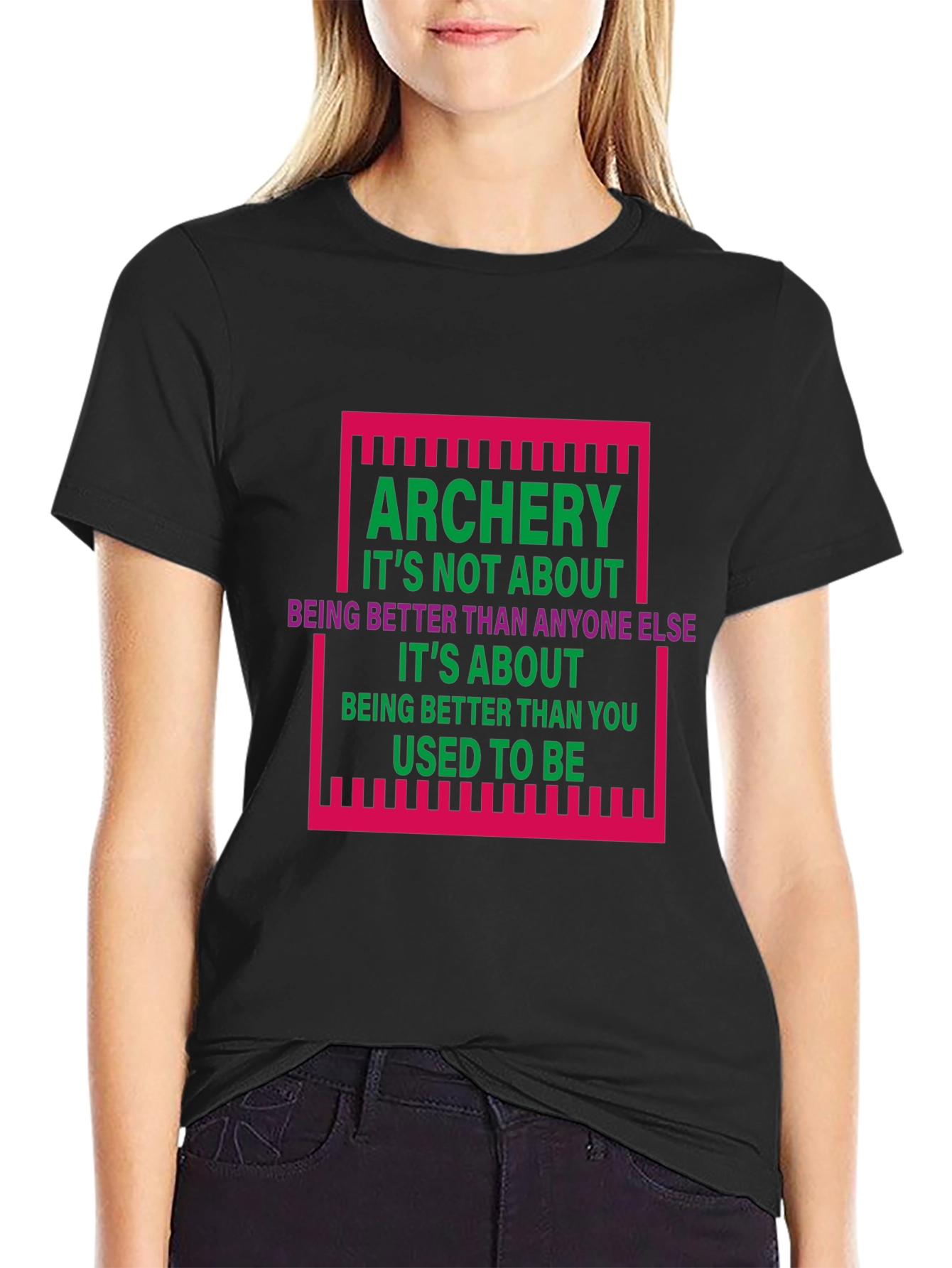 Archery Motivational Graphic Tee - Be Better Than You Used To Be