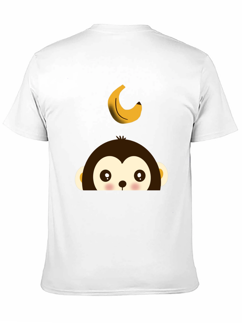 Monkey Banana Tee - Fun Cartoon Graphic T-Shirt