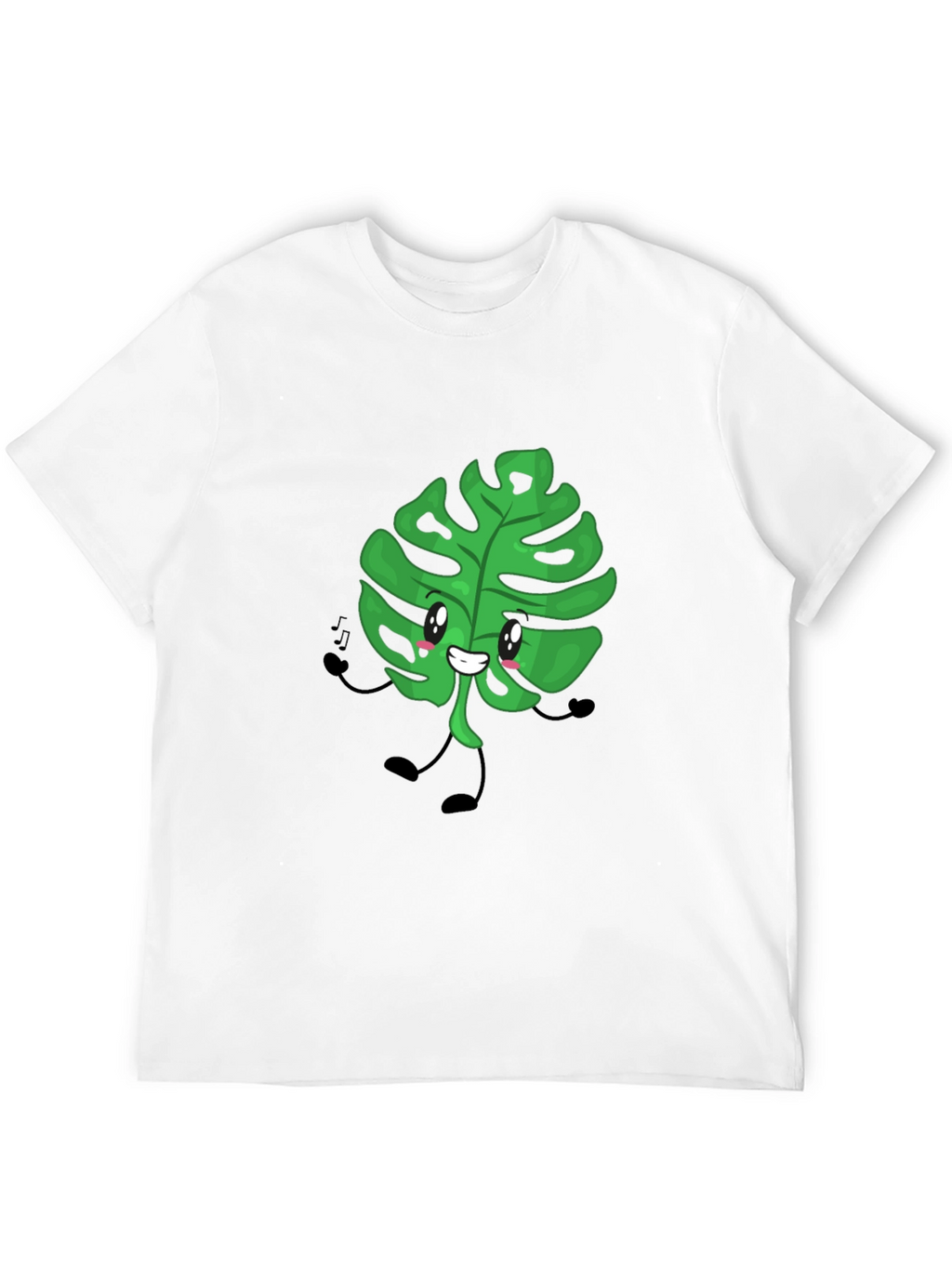 Cute Monstera Leaf Graphic T-Shirt