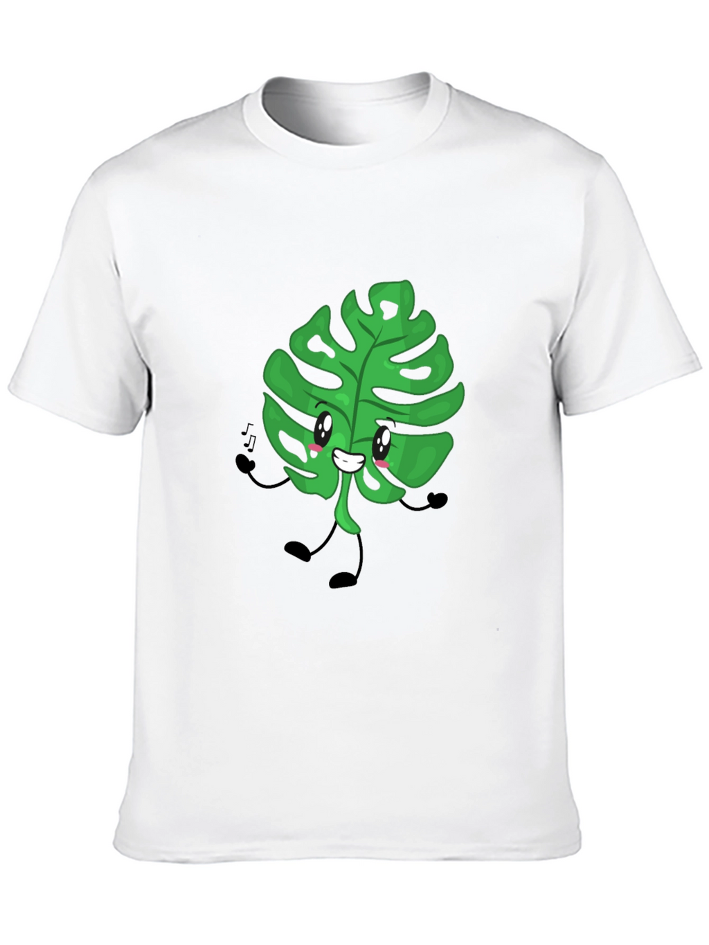 Cute Monstera Leaf Graphic T-Shirt