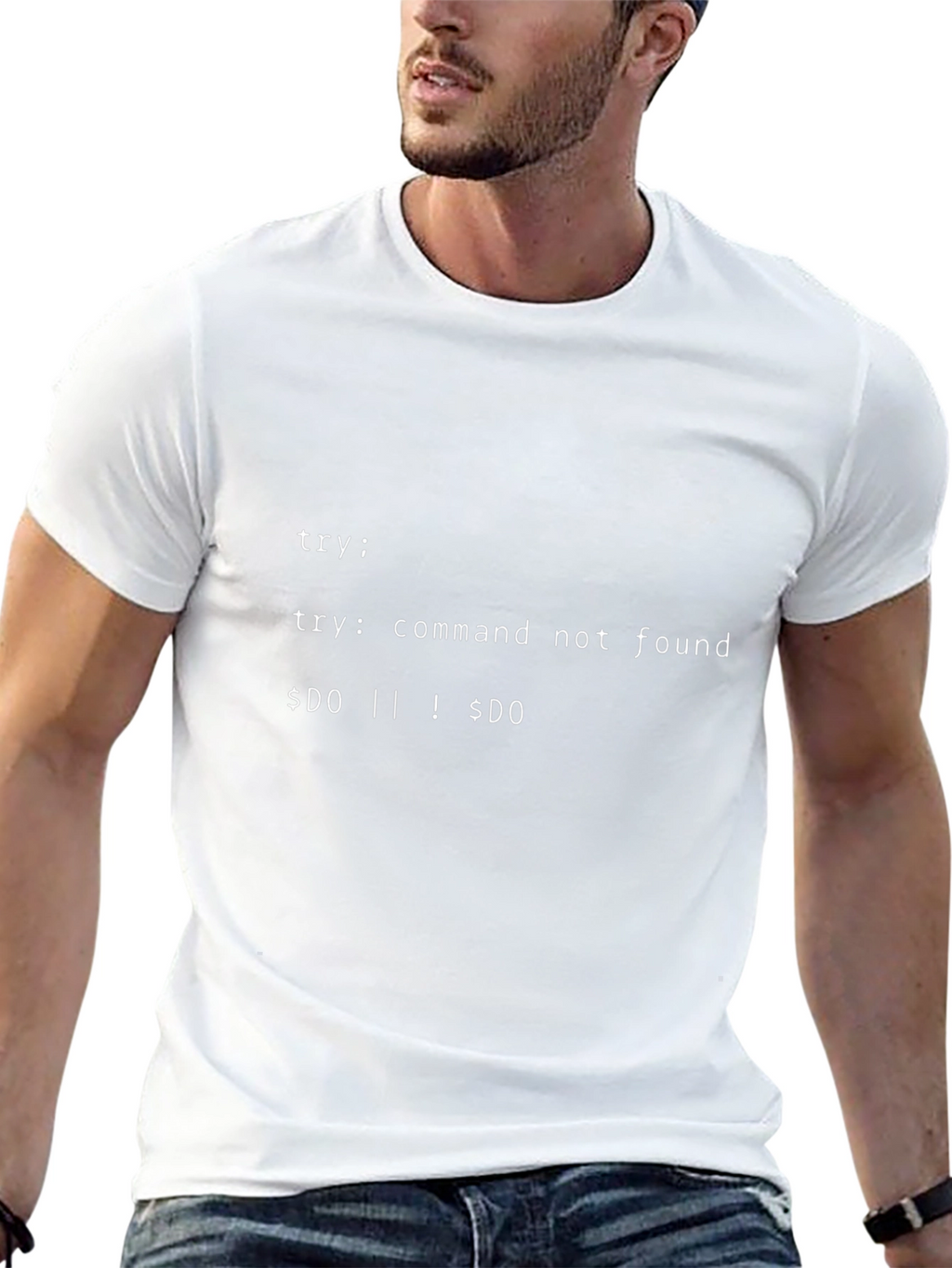 Coding Humor T-Shirt - Try Command Not Found