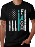 Fight American Flag Awareness T-Shirt