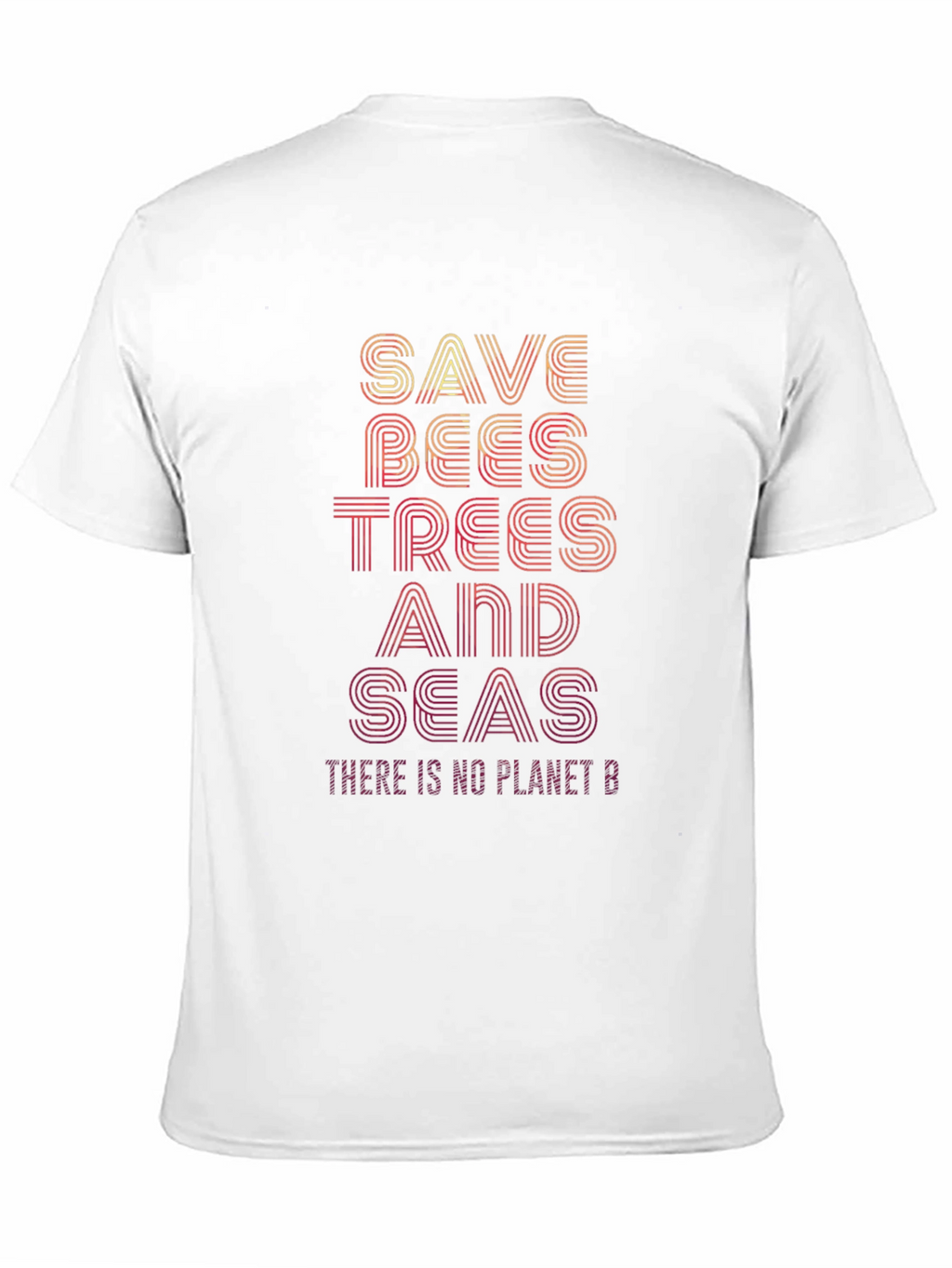 Save Bees Trees Seas T-Shirt - Planet Conservation Tee