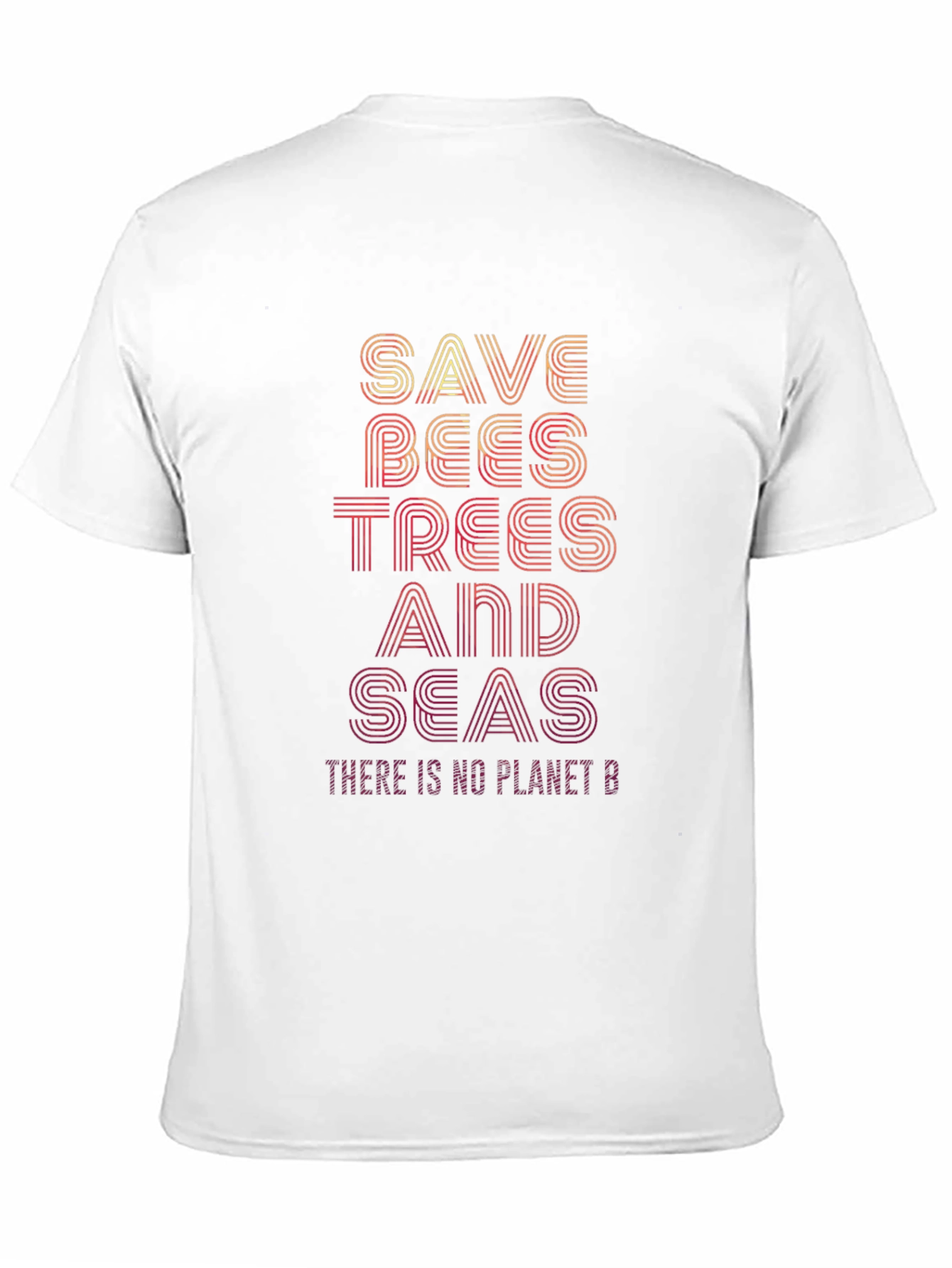 Save Bees Trees Seas T-Shirt - Planet Conservation Tee