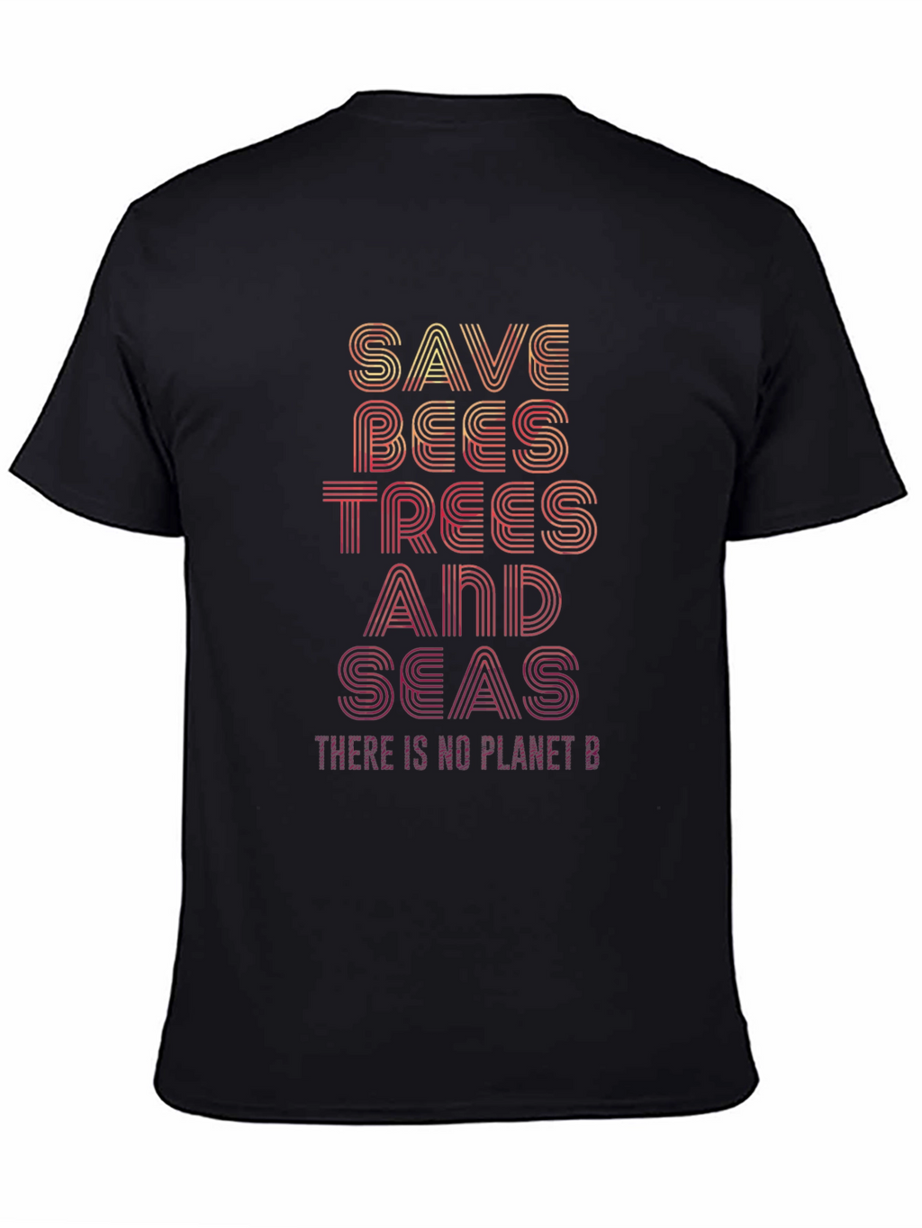 Save Bees Trees Seas T-Shirt - Planet Conservation Tee