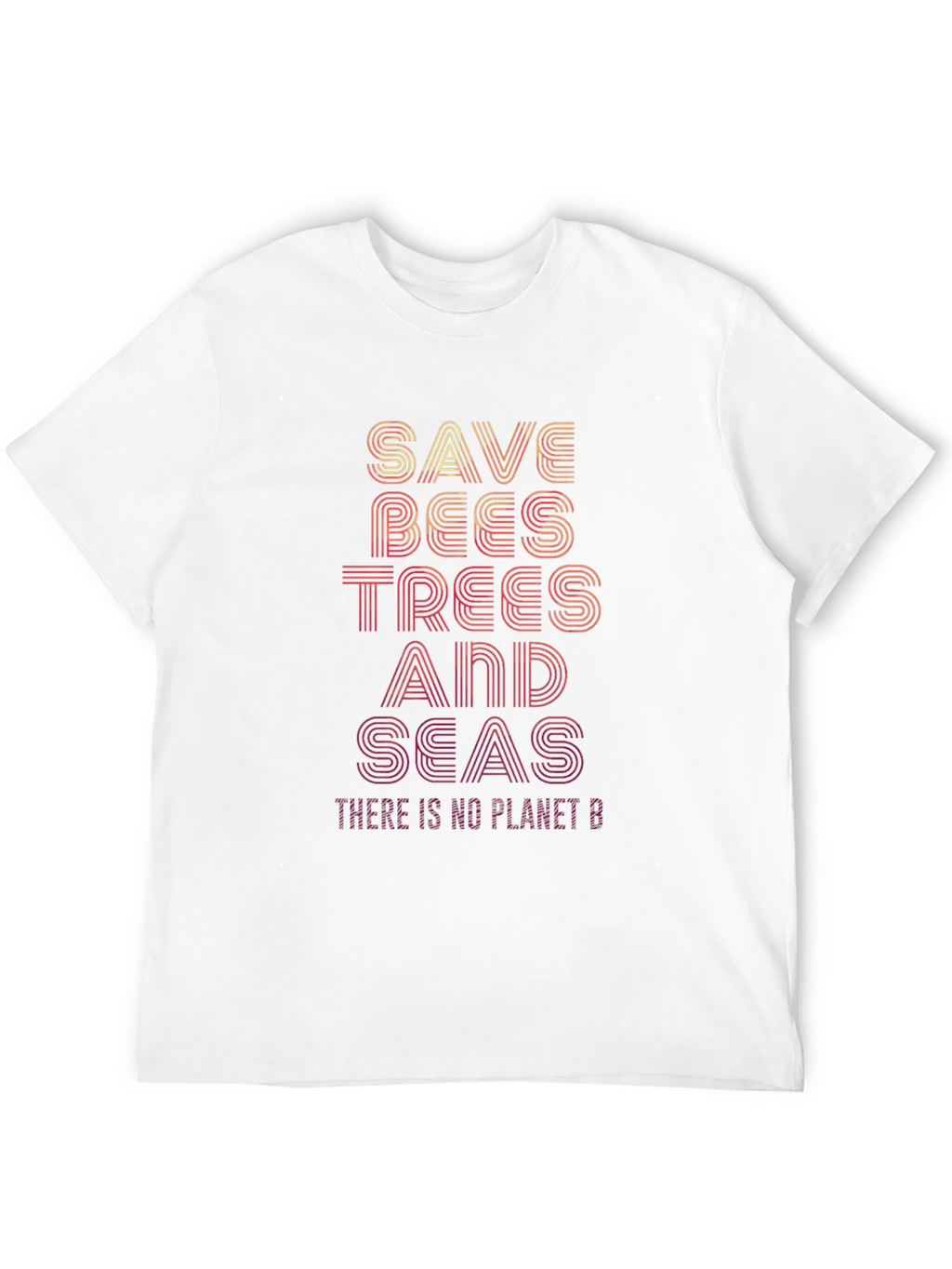 Save Bees Trees Seas T-Shirt - Planet Conservation Tee