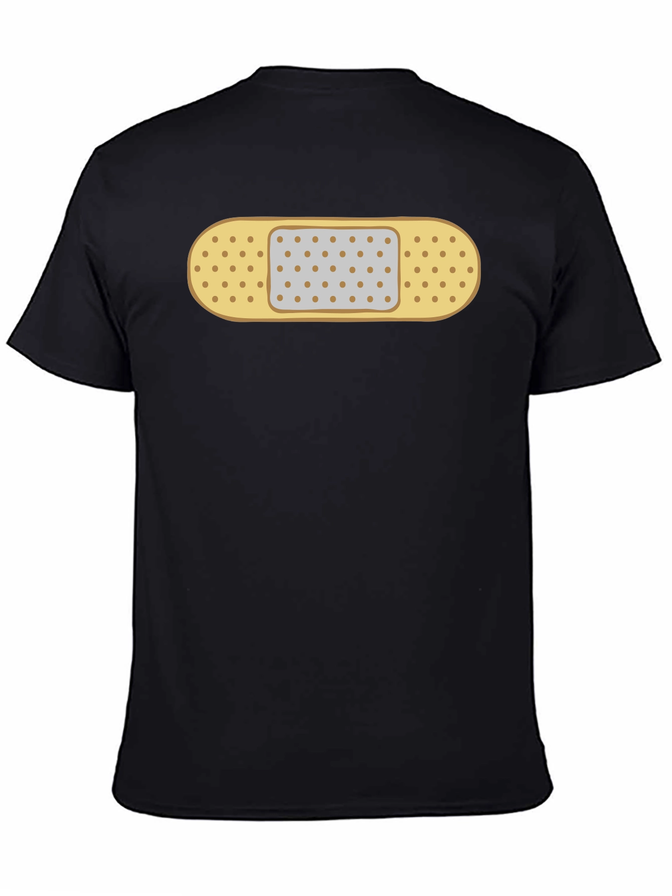 Bandage Graphic Black T-Shirt