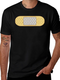 Bandage Graphic Black T-Shirt