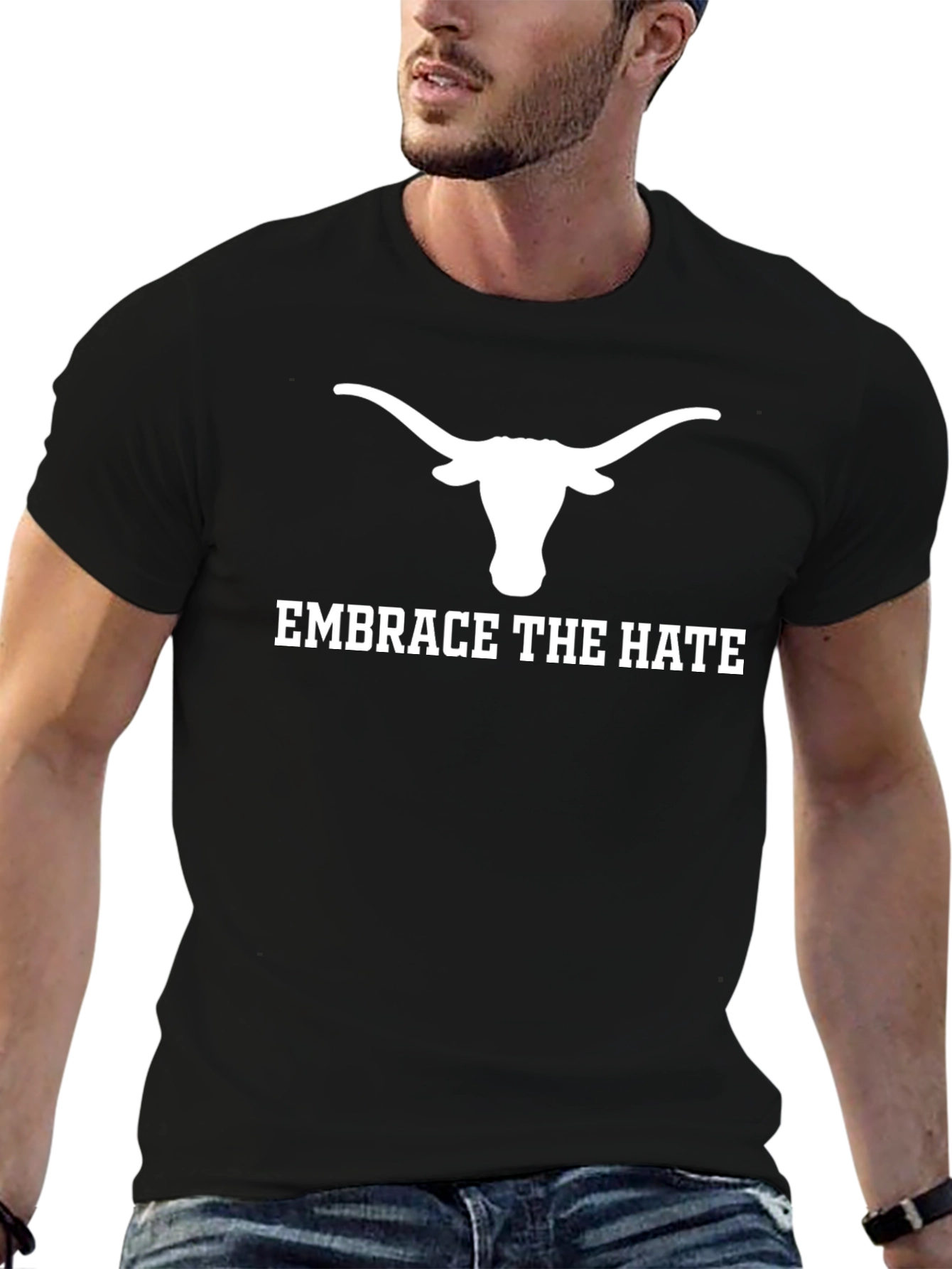 Embrace the Hate Texas Longhorns Graphic T-Shirt