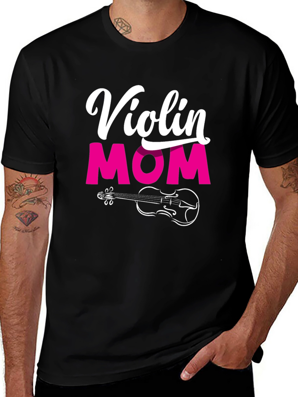 Violin Mom T-Shirt - Music Lover Tee