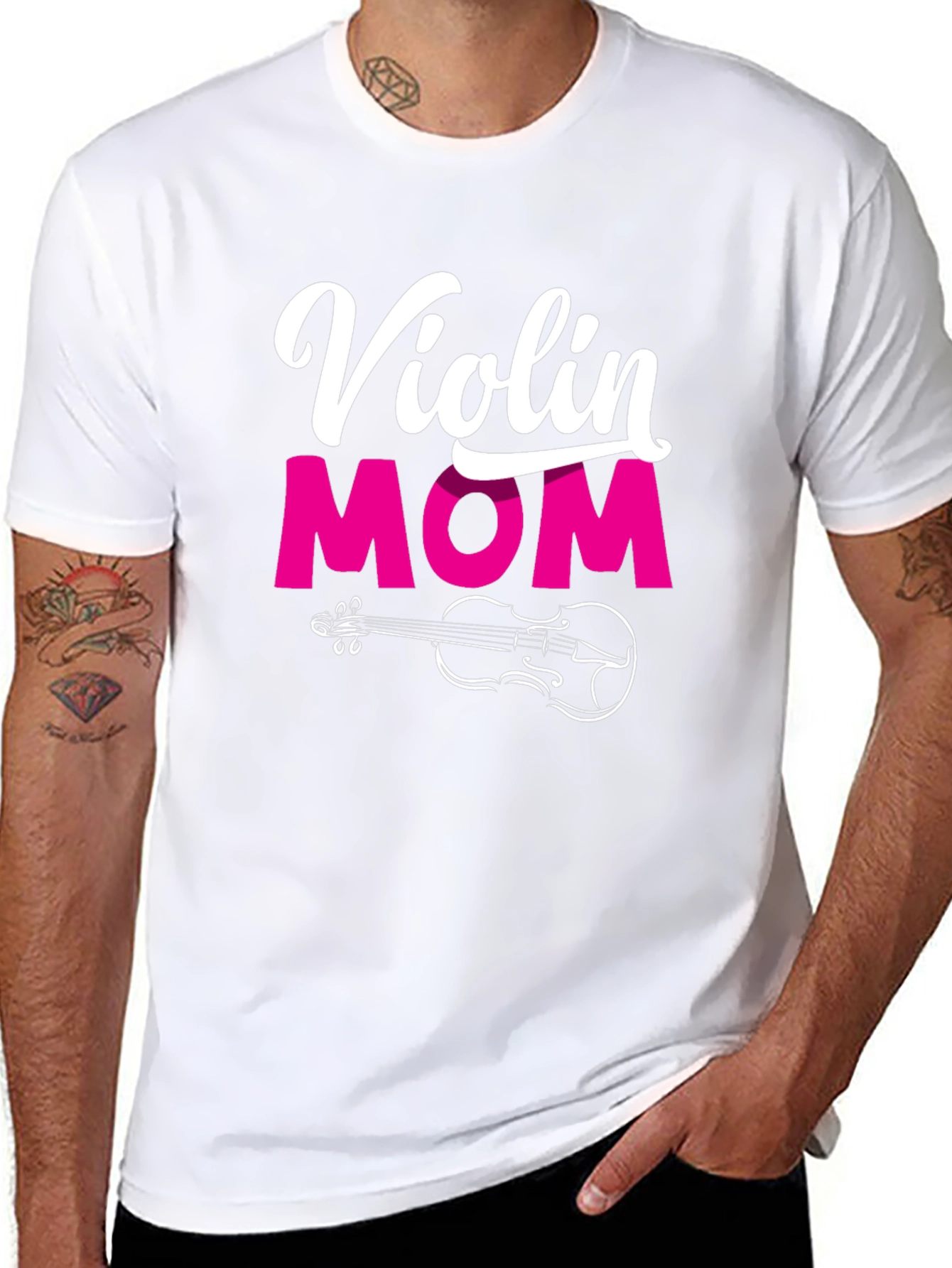 Violin Mom T-Shirt - Music Lover Tee
