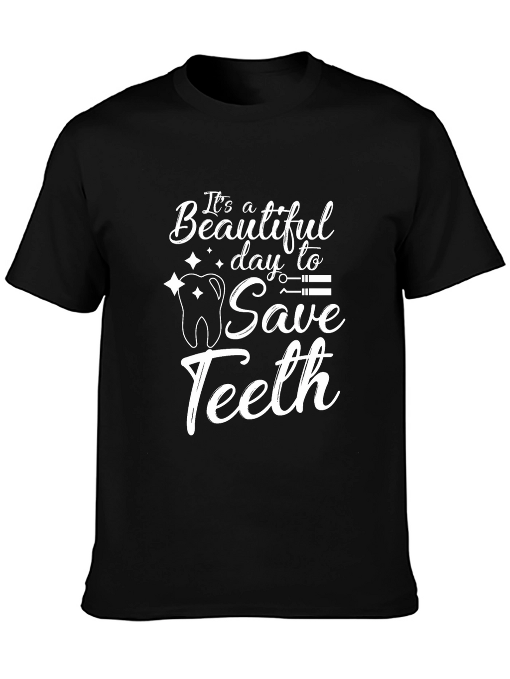 Funny Dentist T-Shirt - Save Teeth Tee