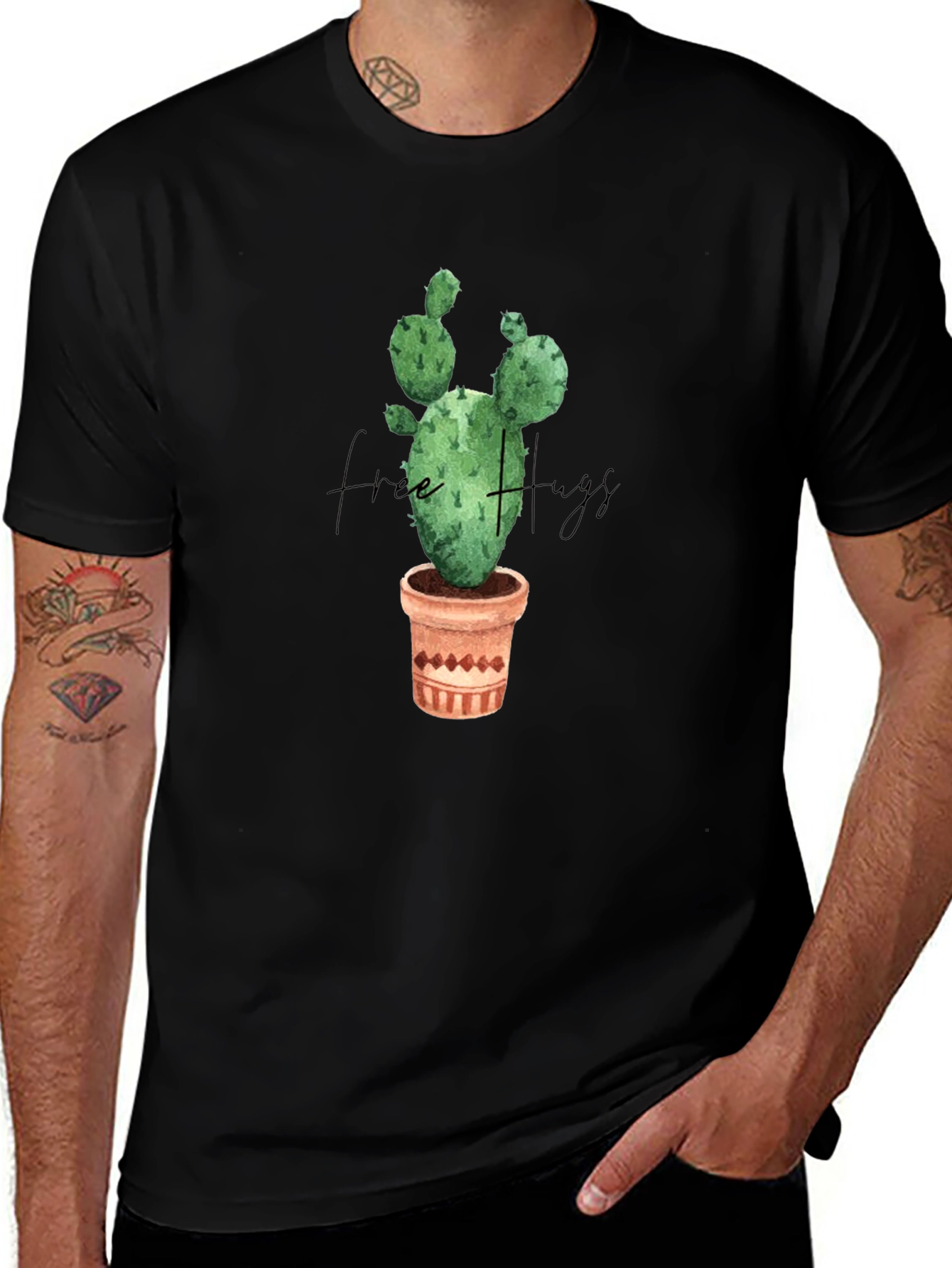 Cactus Free Hugs Graphic Tee