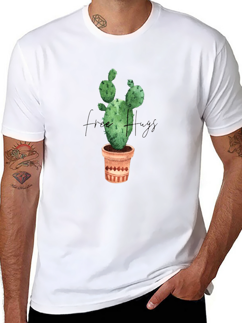 Cactus Free Hugs Graphic Tee