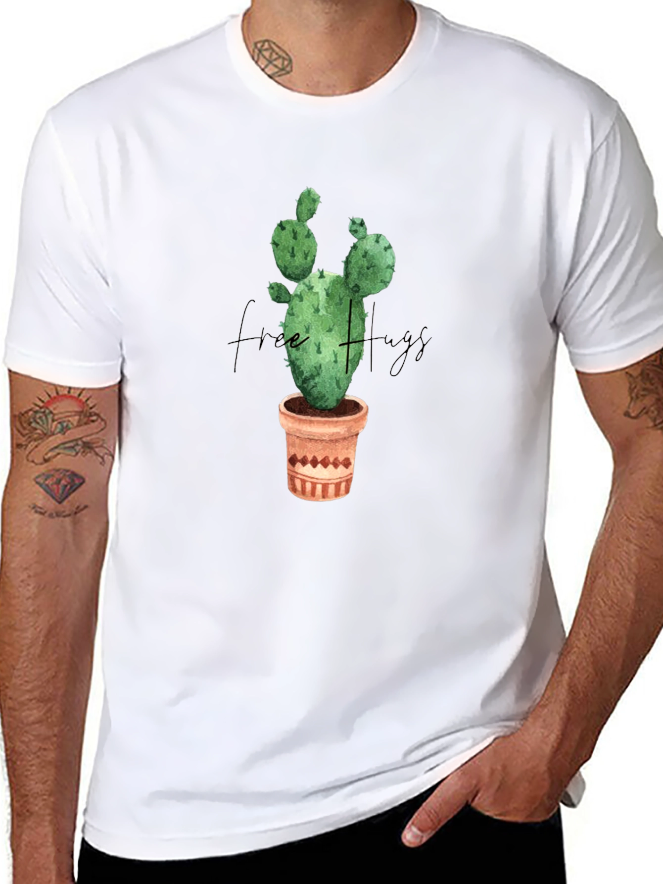Cactus Free Hugs Graphic Tee