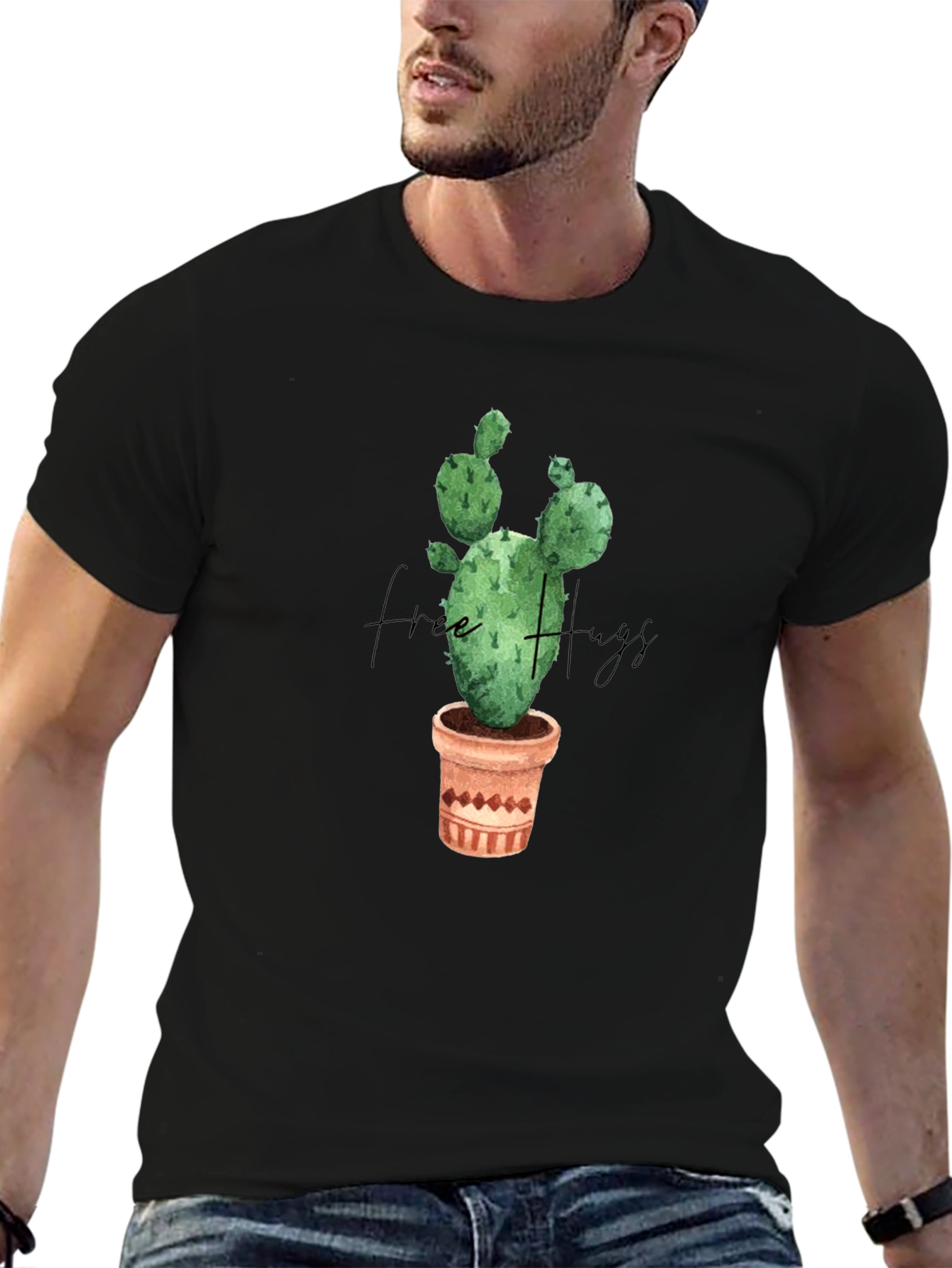 Cactus Free Hugs Graphic Tee