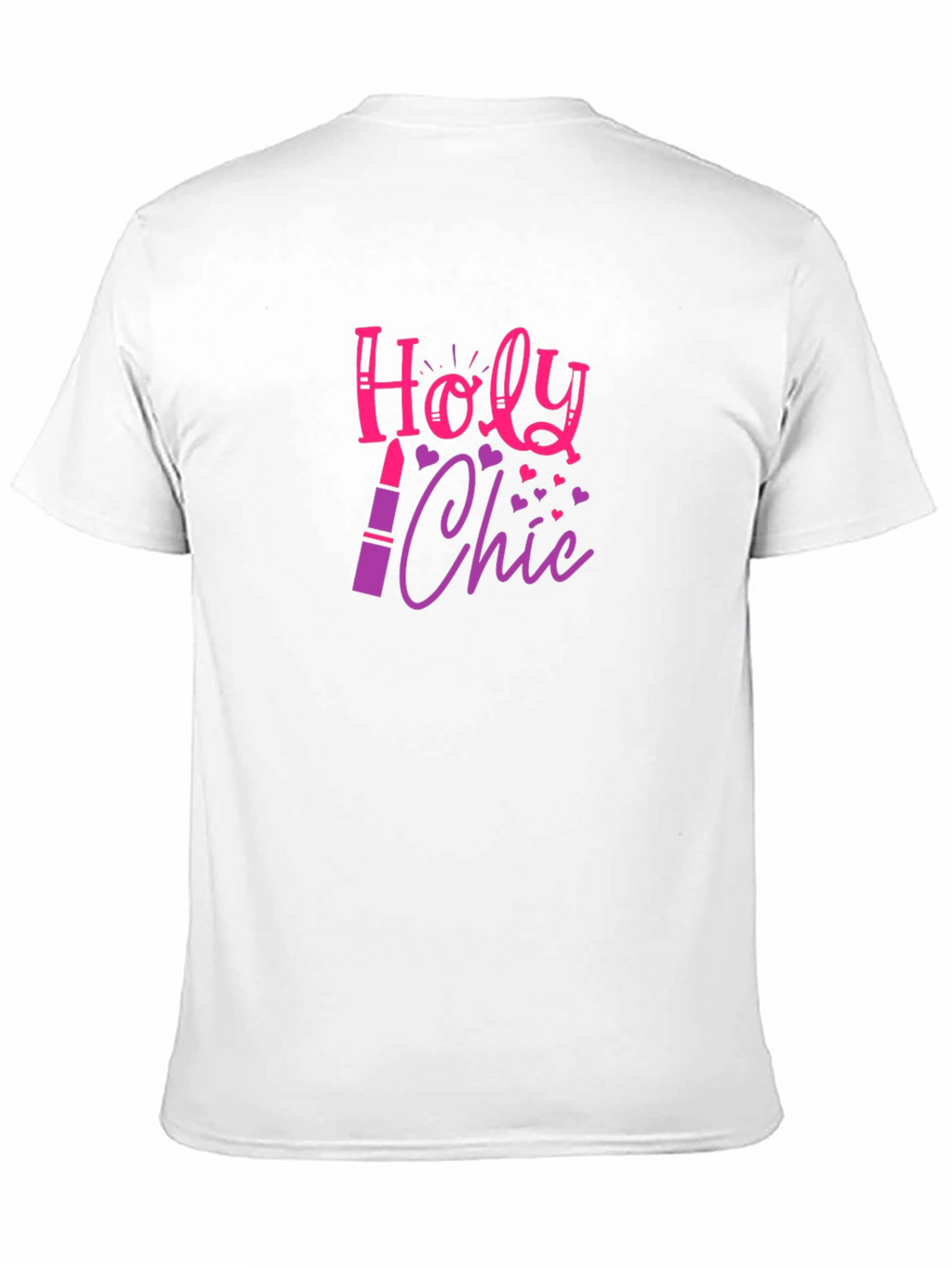 Holy Chic Graphic Tee - Lipstick Design Fashion Top