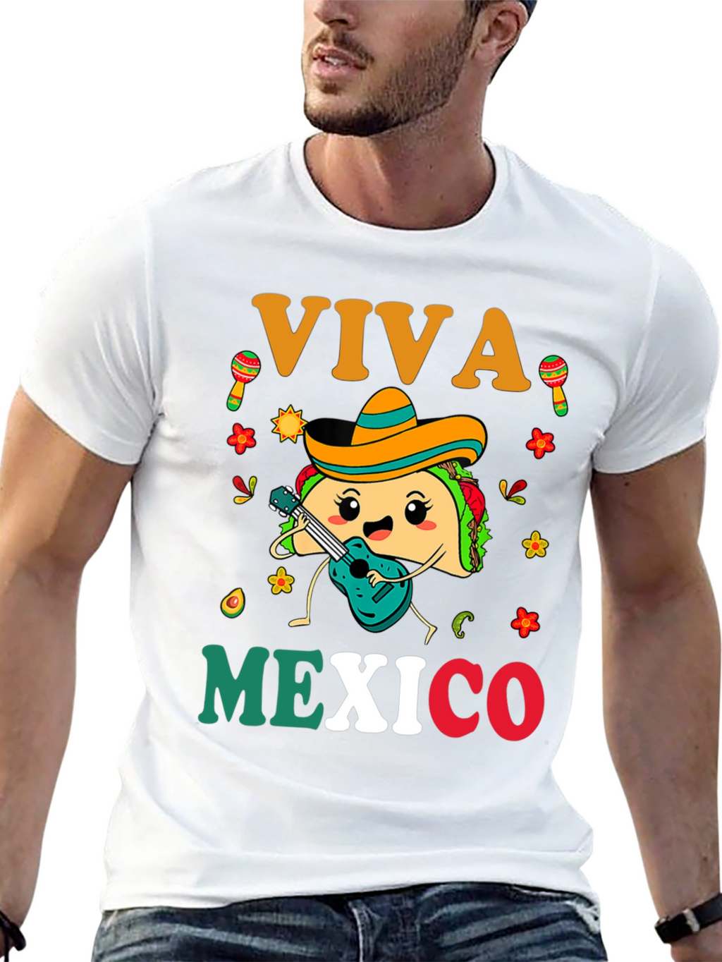 Viva Mexico Taco T-Shirt