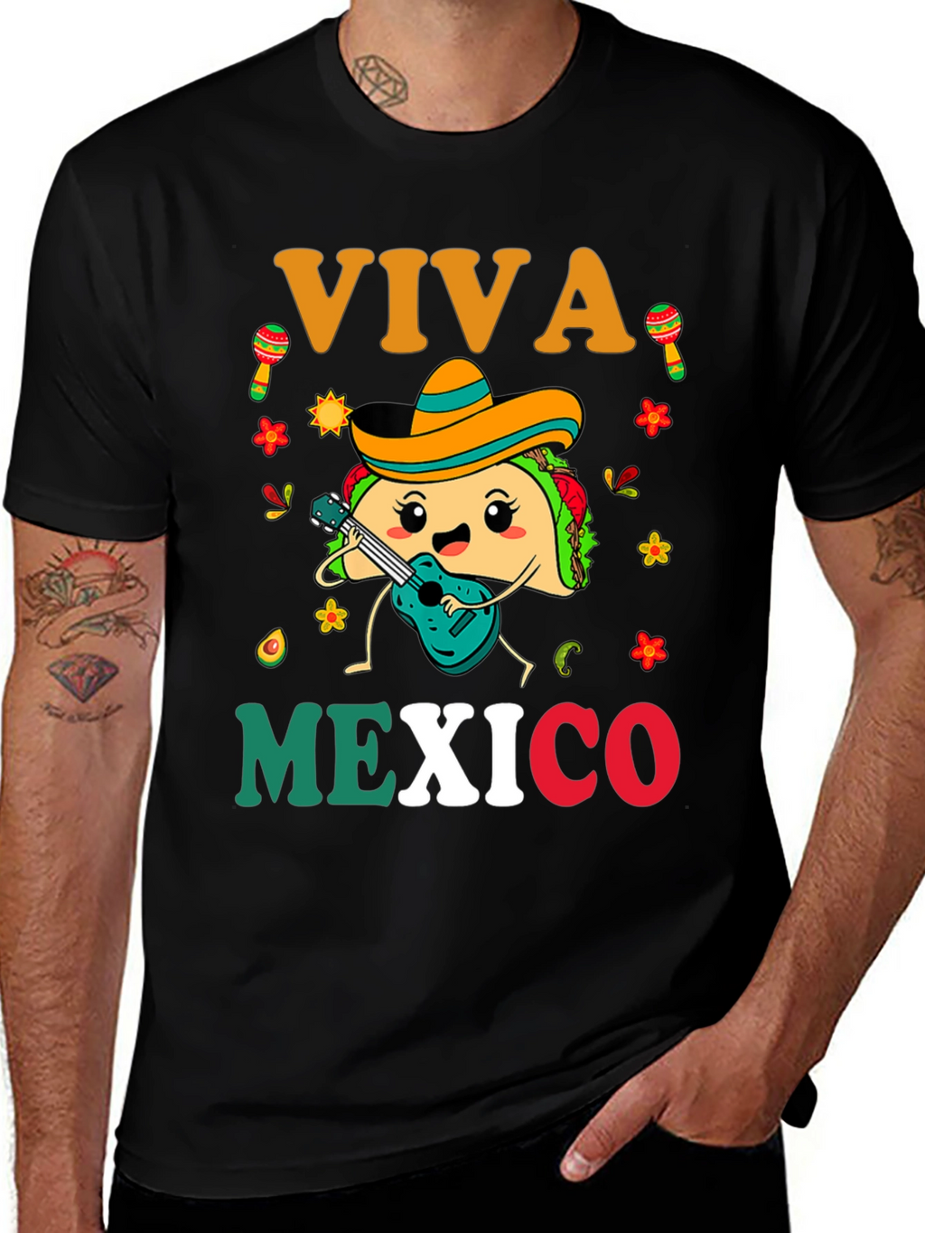Viva Mexico Taco T-Shirt