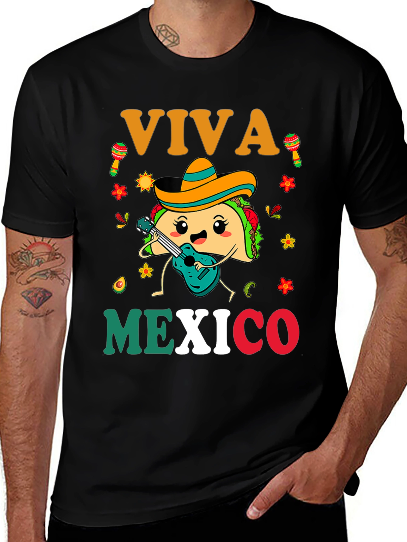 Viva Mexico Taco T-Shirt