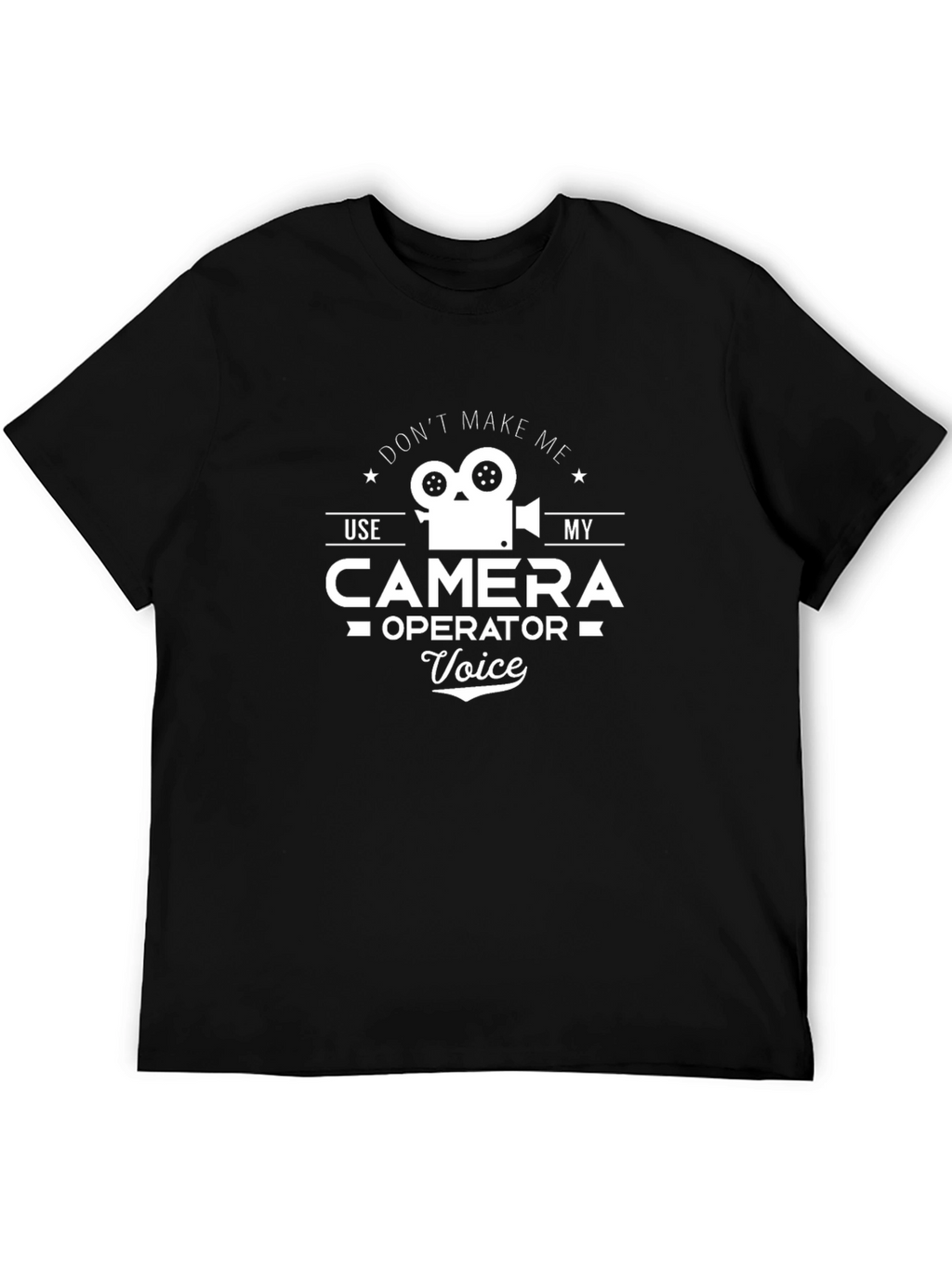 Camera Operator Voice Graphic T-Shirt