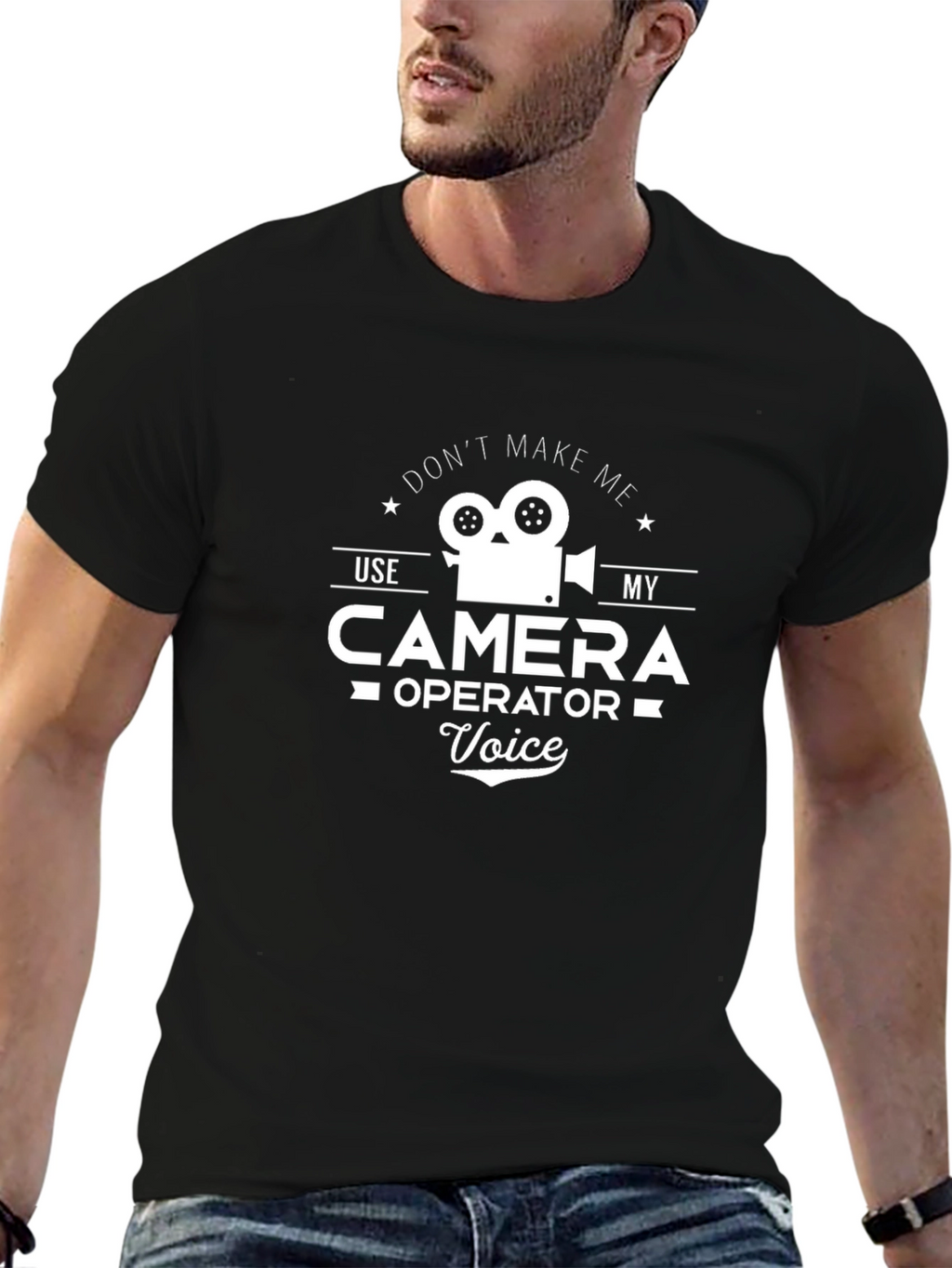 Camera Operator Voice Graphic T-Shirt