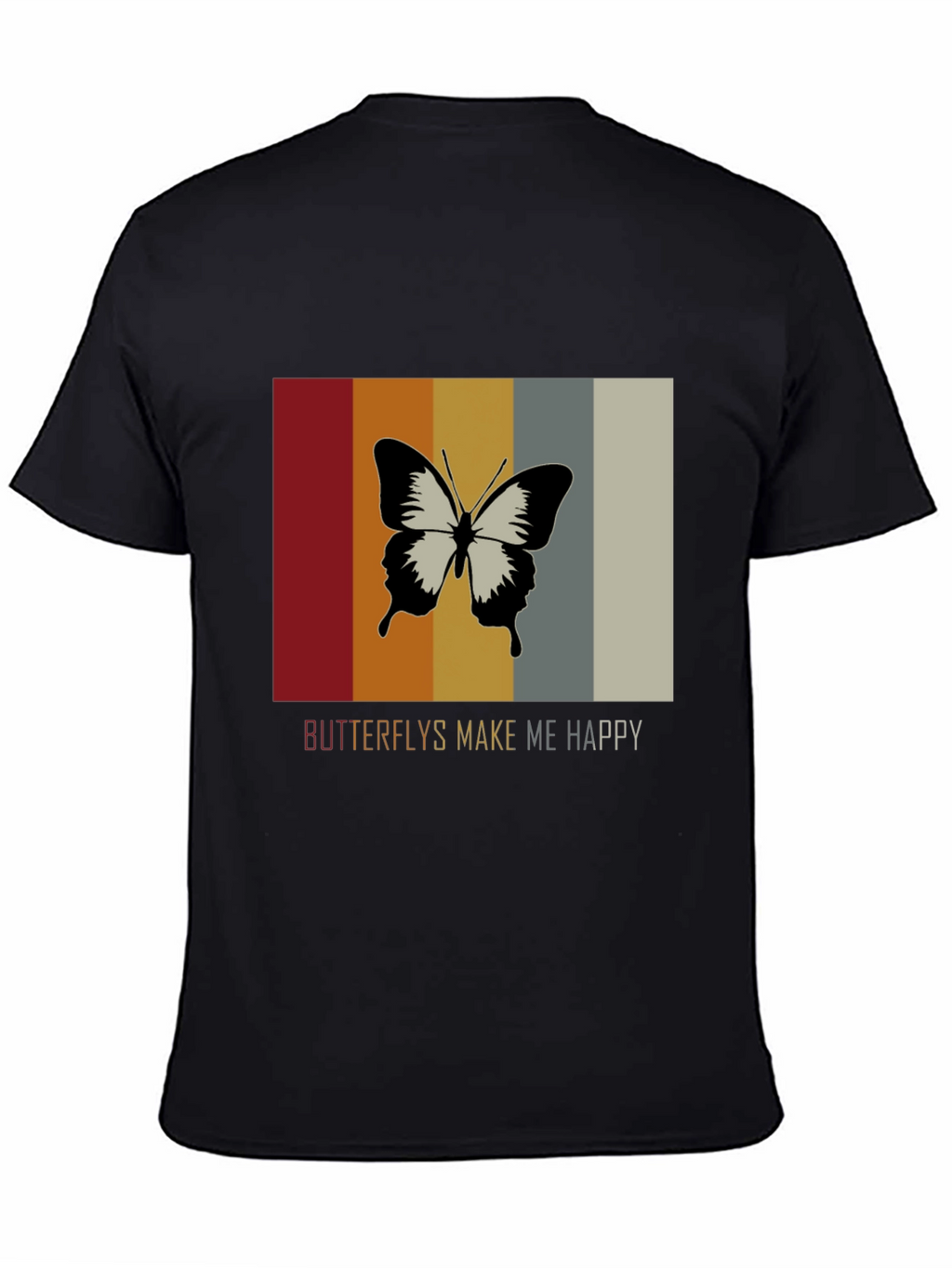 Butterflies Make Me Happy Graphic Tee