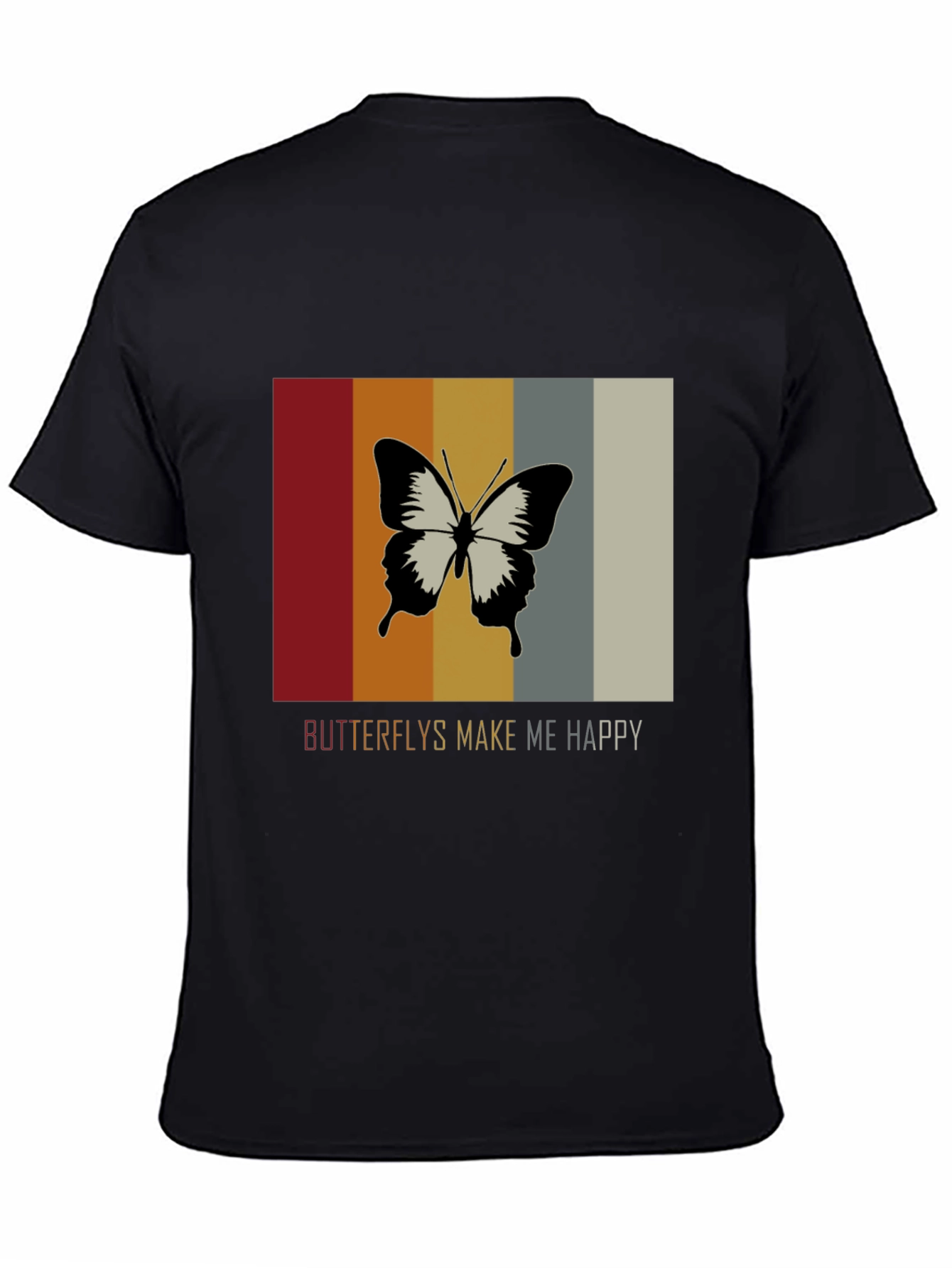 Butterflies Make Me Happy Graphic Tee