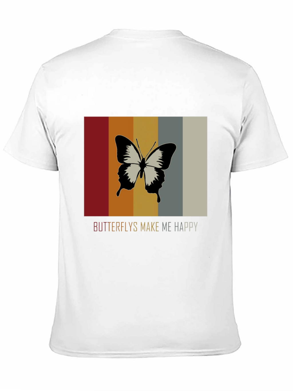 Butterflies Make Me Happy Graphic Tee