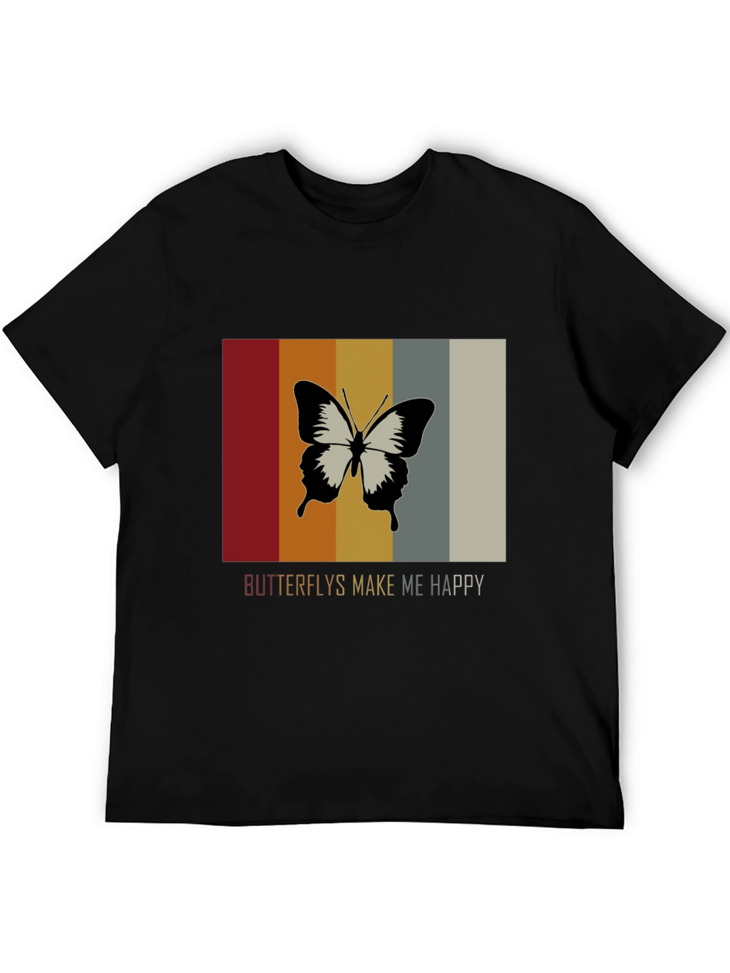 Butterflies Make Me Happy Graphic Tee