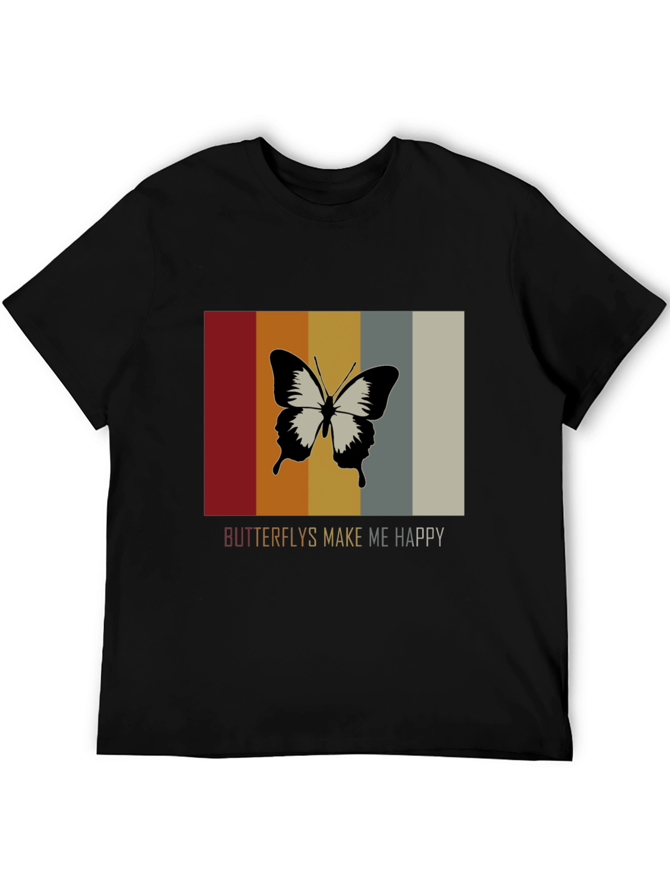 Butterflies Make Me Happy Graphic Tee