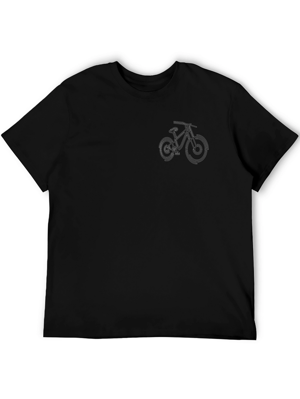 Black Bike Graphic Tee - Ride in Style