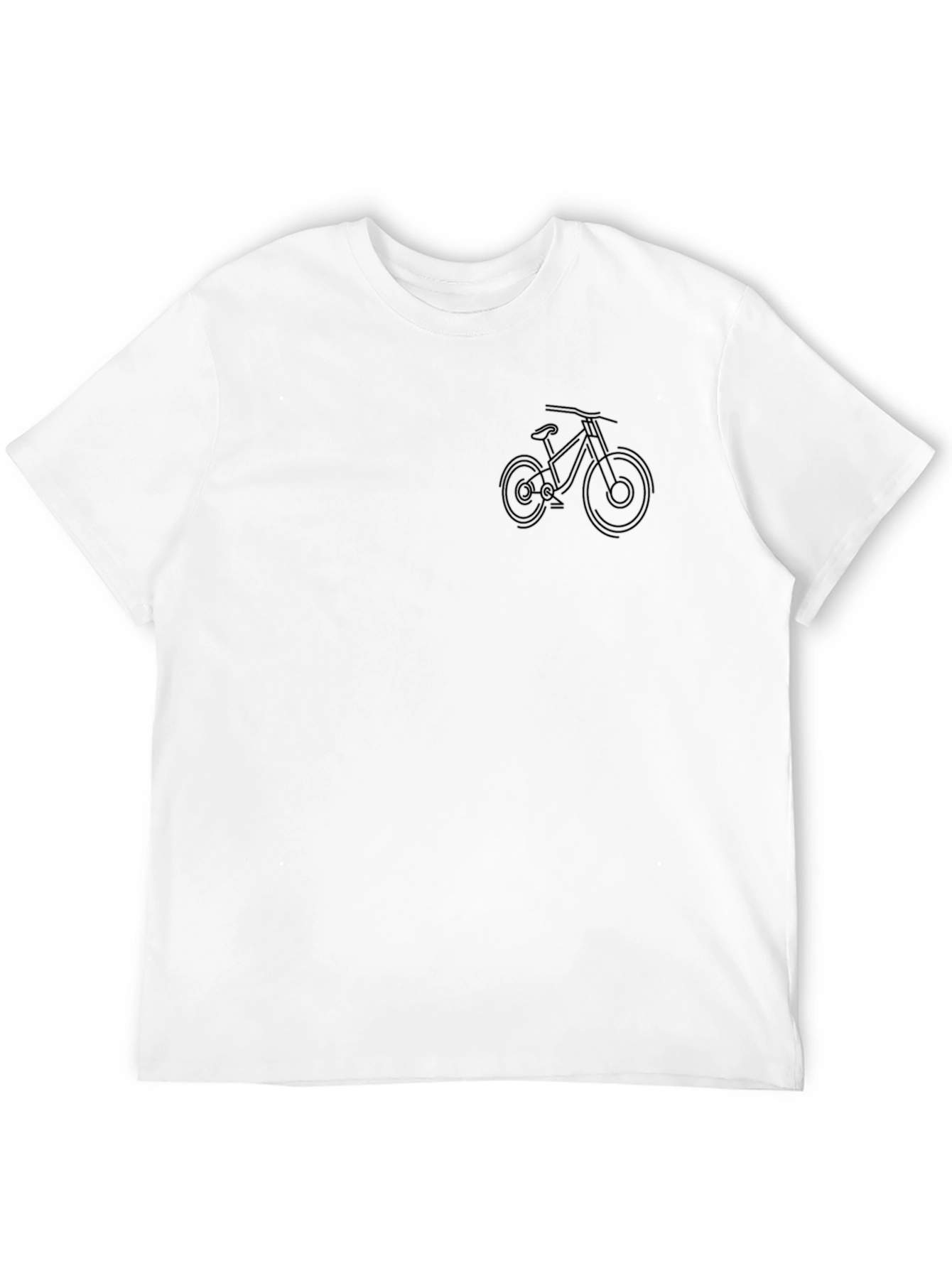 Black Bike Graphic Tee - Ride in Style
