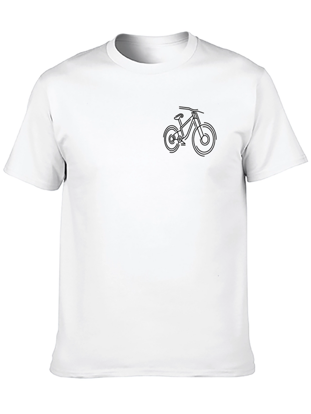 Black Bike Graphic Tee - Ride in Style