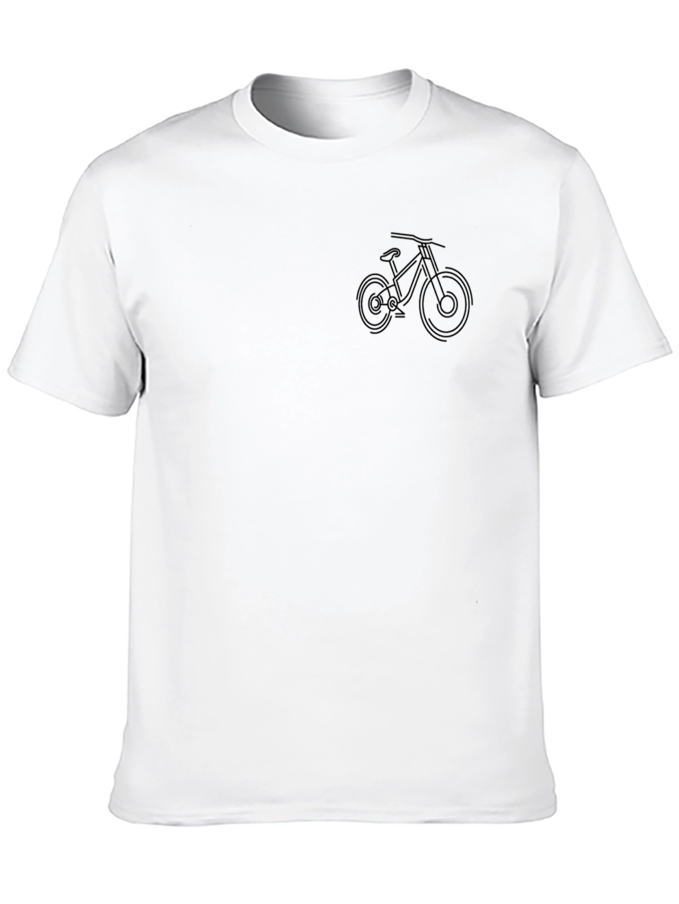 Black Bike Graphic Tee - Ride in Style