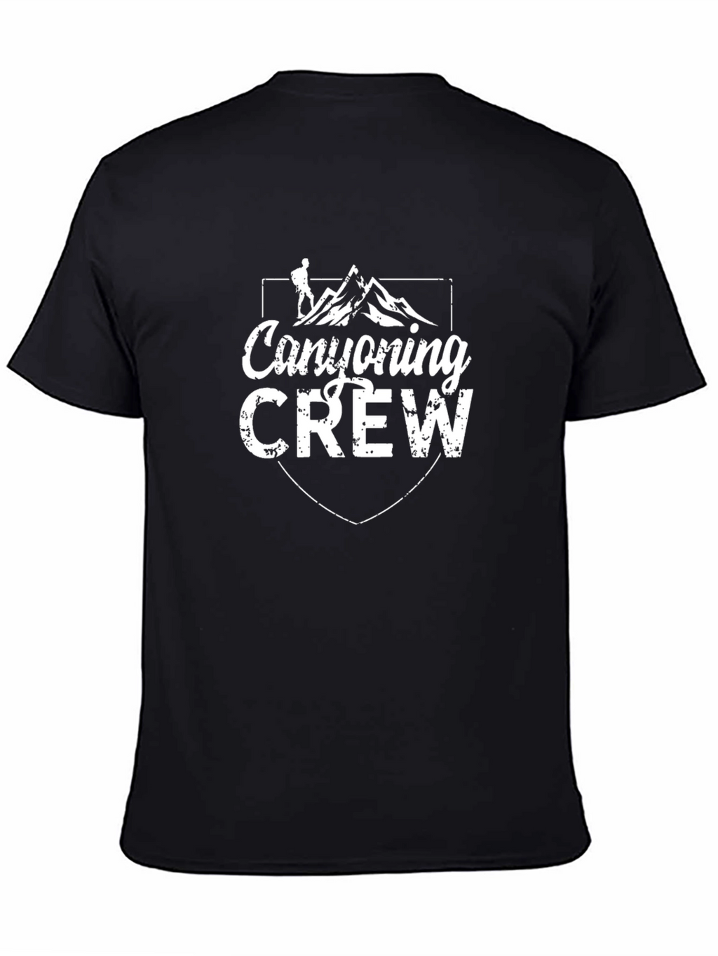 Canyoning Crew Black T-Shirt - Adventure Apparel