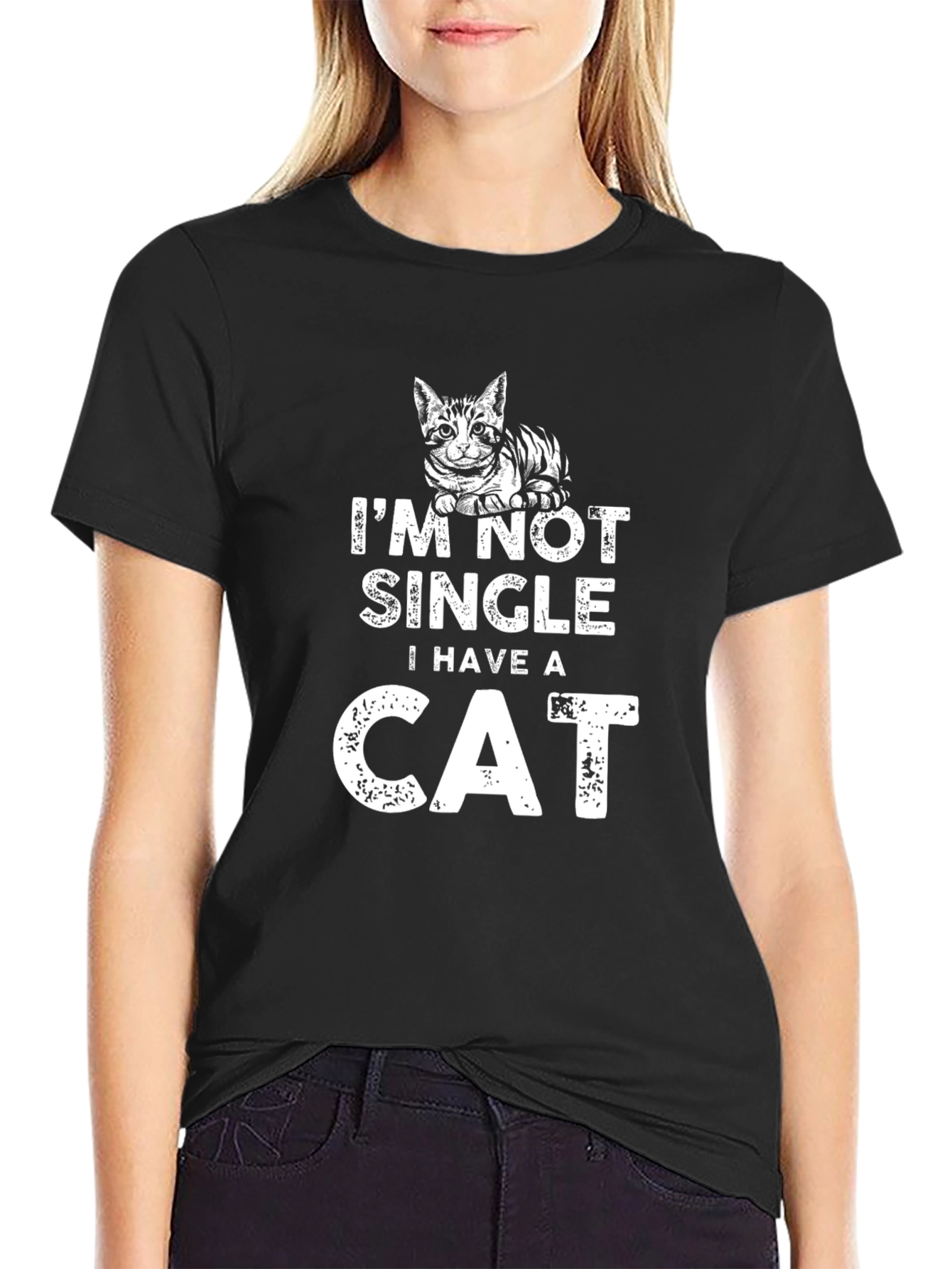 Im Not Single I Have A Cat T-Shirt