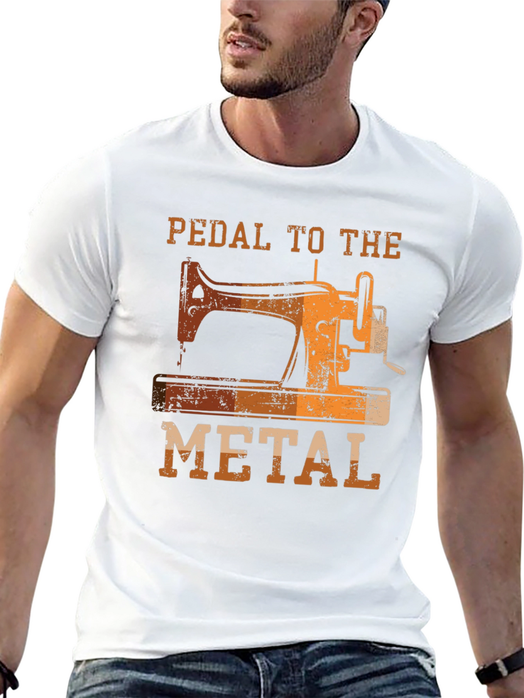 Pedal to the Metal Sewing T-Shirt