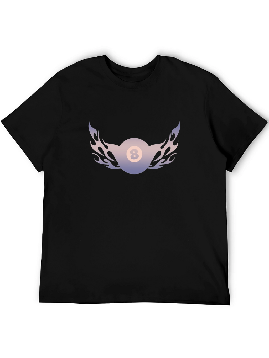 Flaming 8-Ball T-Shirt - Cool Graphic Tee