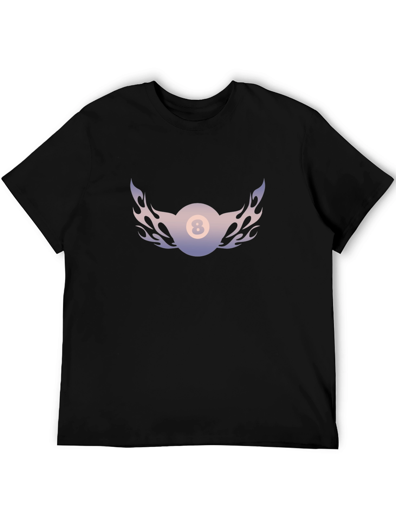Flaming 8-Ball T-Shirt - Cool Graphic Tee