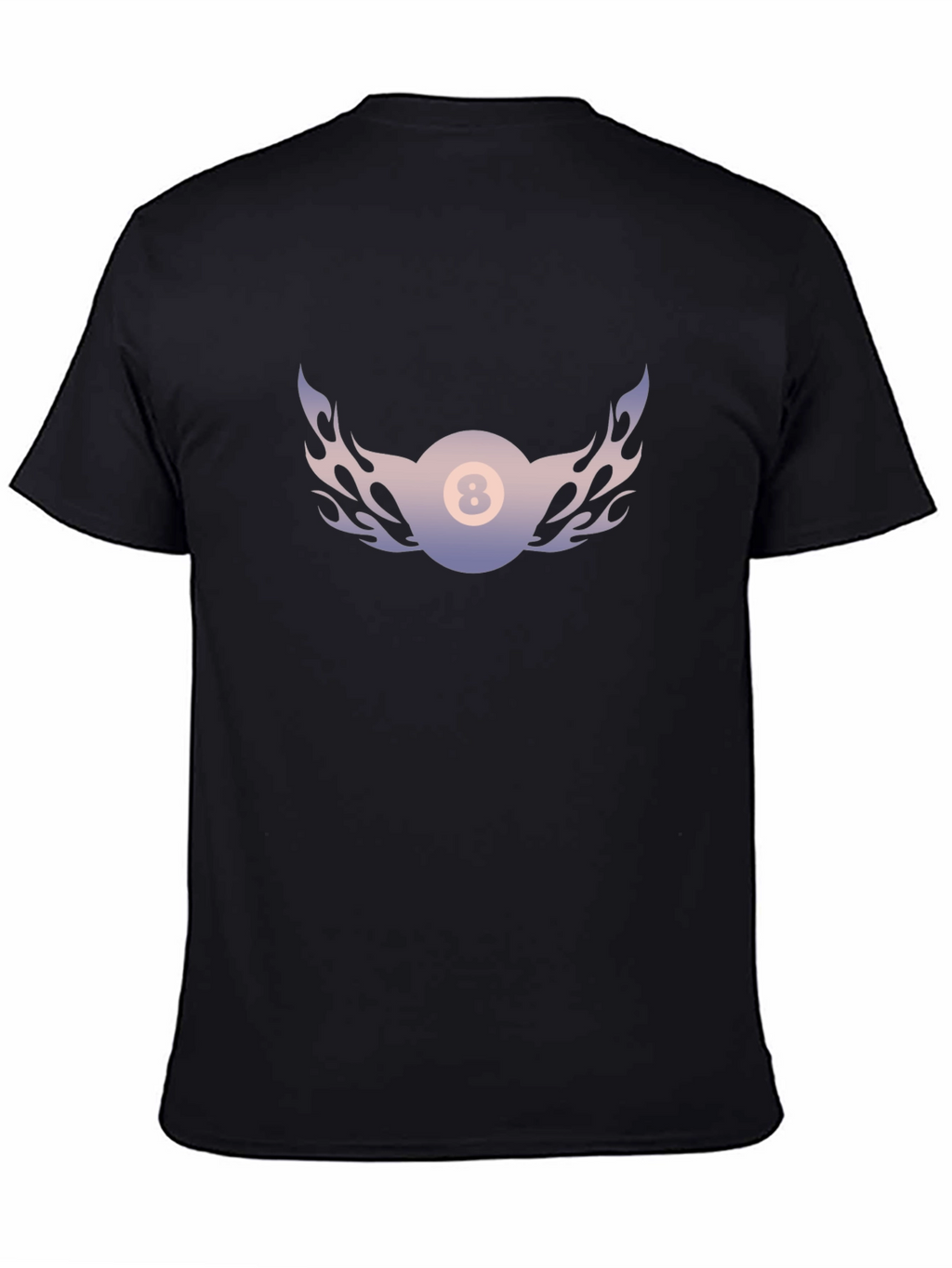 Flaming 8-Ball T-Shirt - Cool Graphic Tee