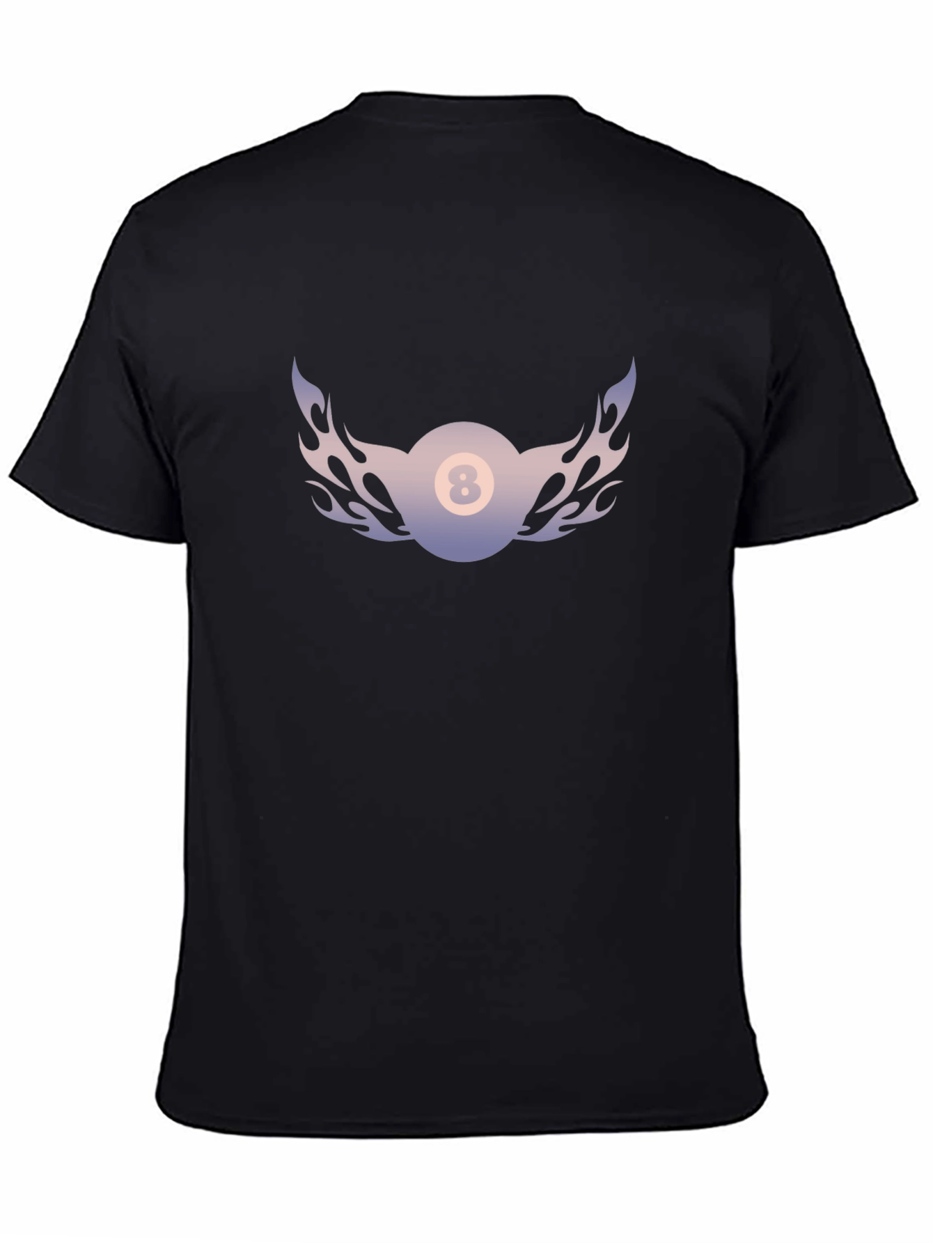 Flaming 8-Ball T-Shirt - Cool Graphic Tee