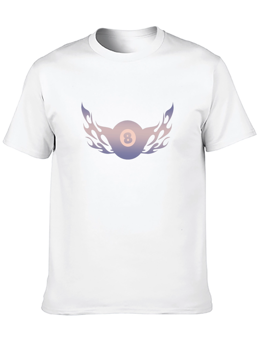 Flaming 8-Ball T-Shirt - Cool Graphic Tee