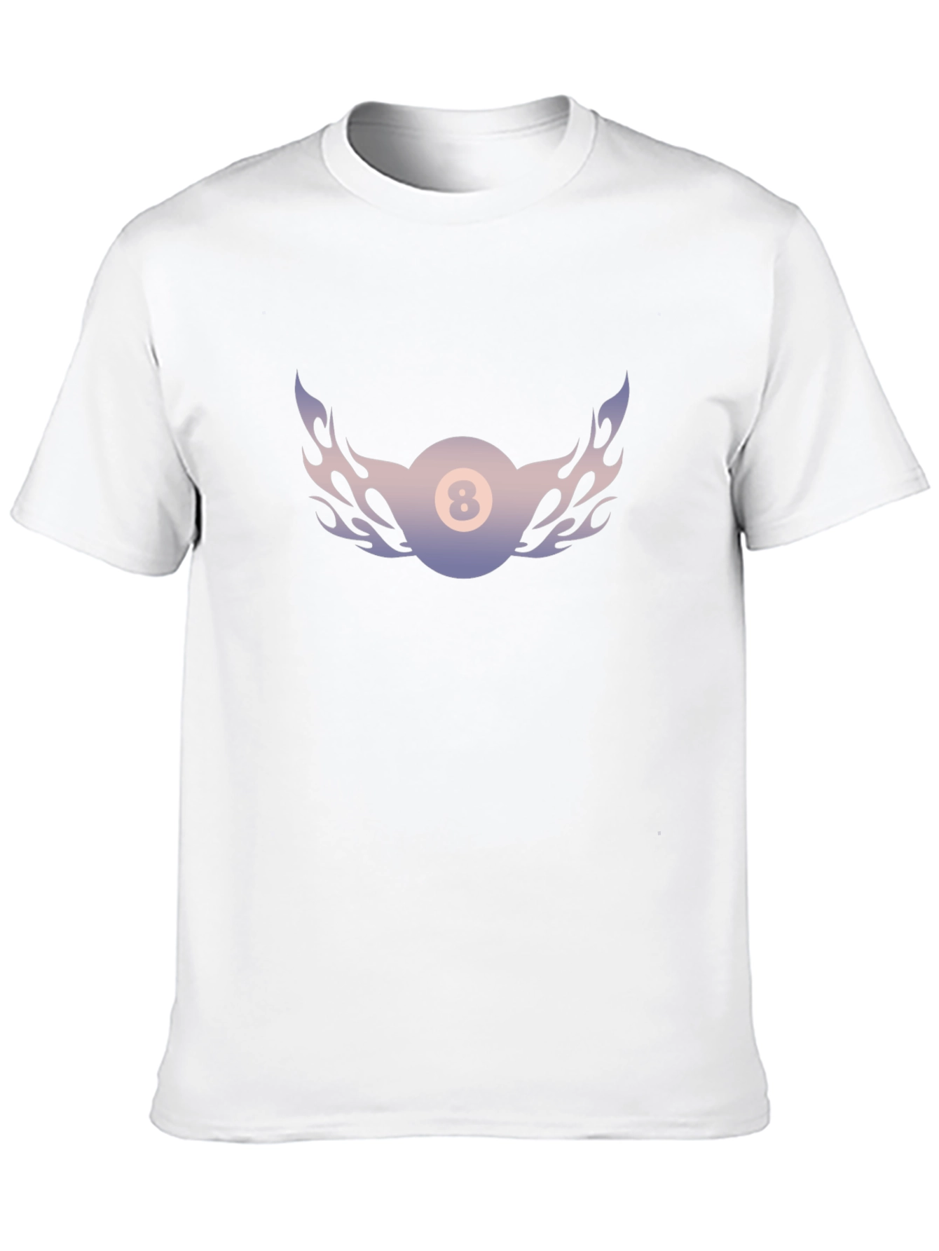 Flaming 8-Ball T-Shirt - Cool Graphic Tee