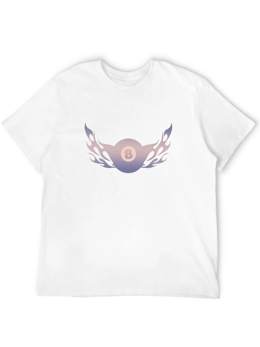 Flaming 8-Ball T-Shirt - Cool Graphic Tee