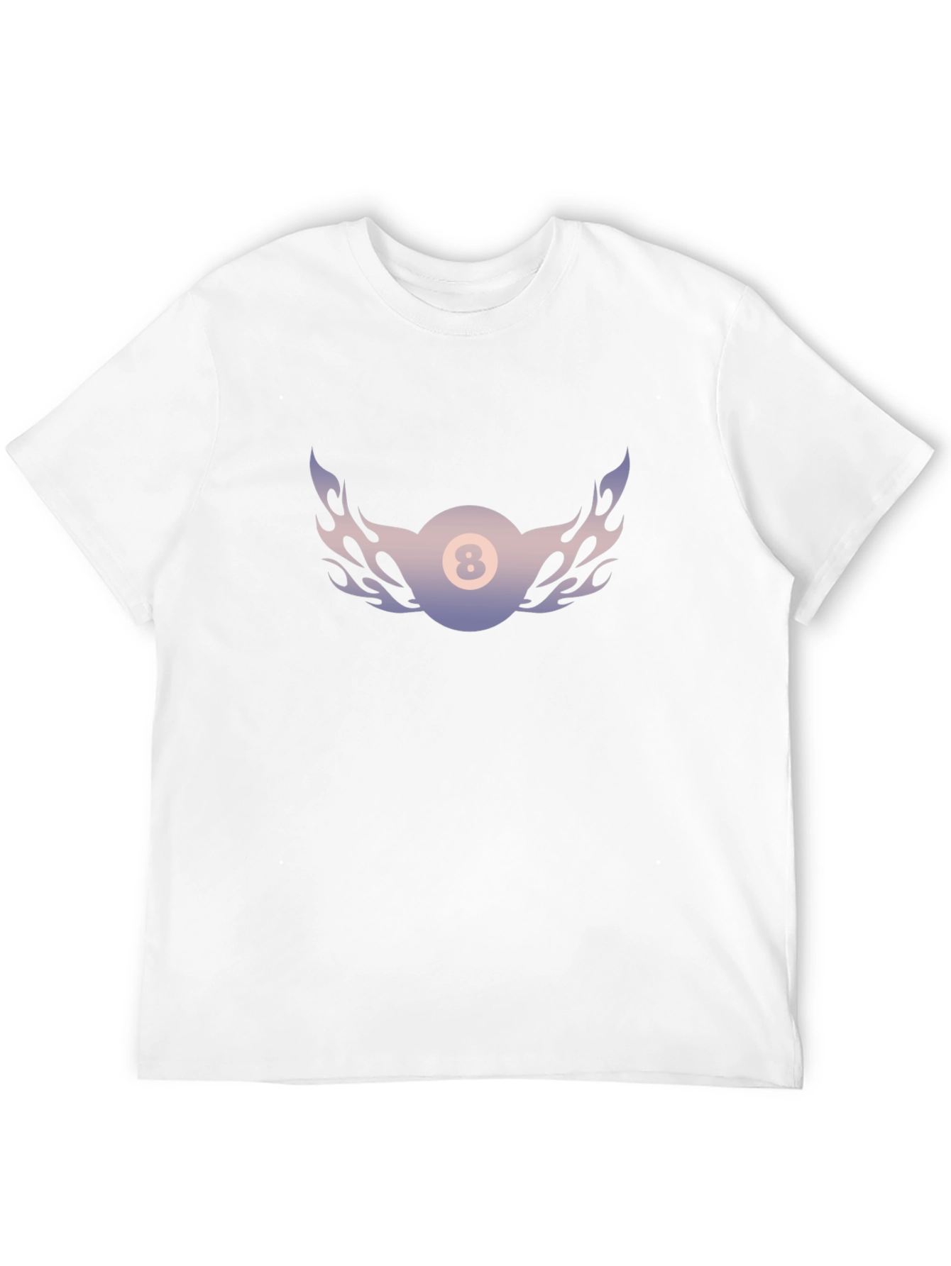 Flaming 8-Ball T-Shirt - Cool Graphic Tee