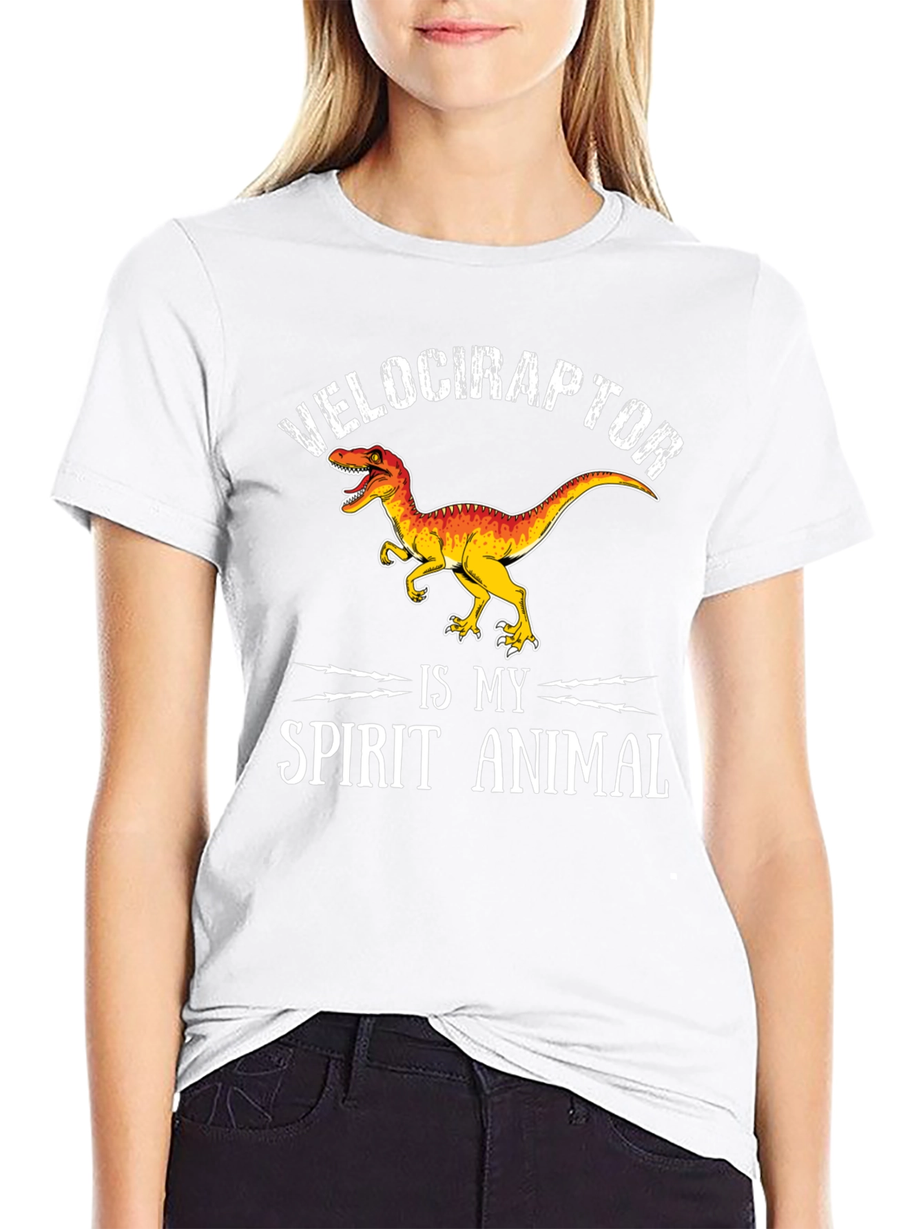 Velociraptor Spirit Animal Graphic Tee